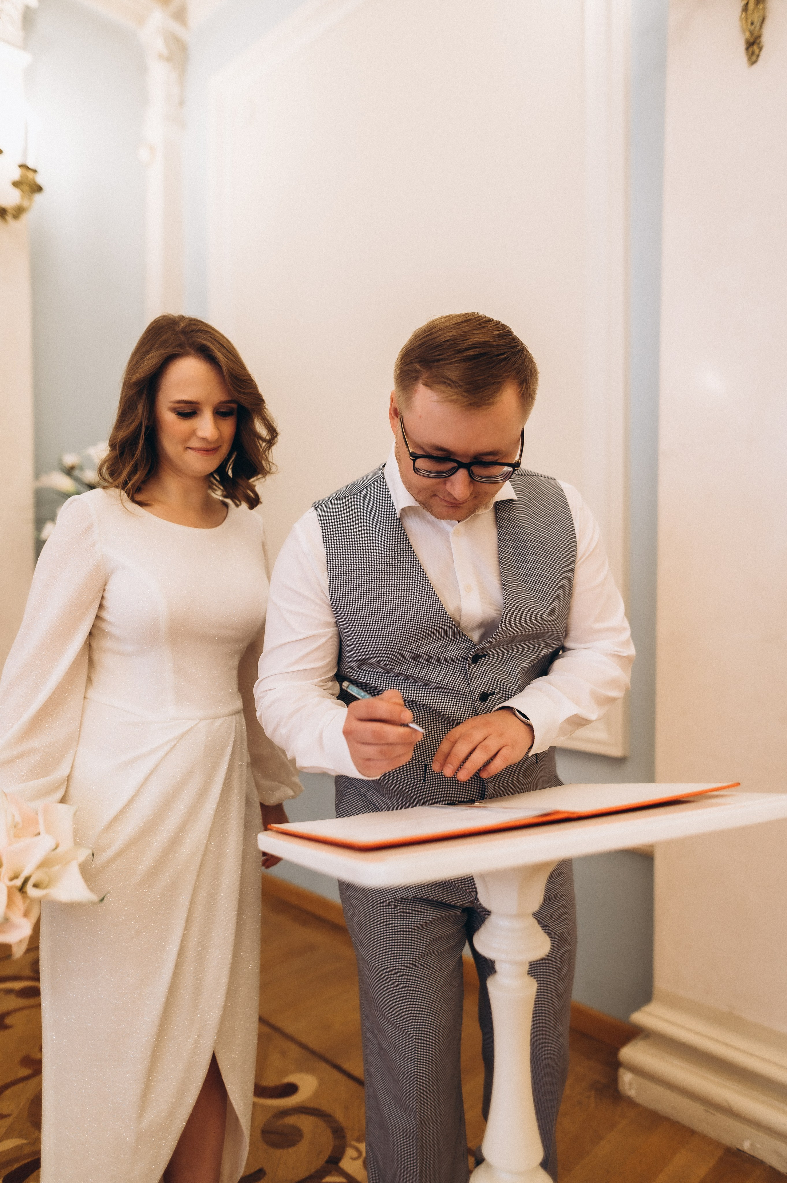 Загс+Оранжерея (камерная свадьба). Фотограф ПИТЕР СПБ Надежда Баранова