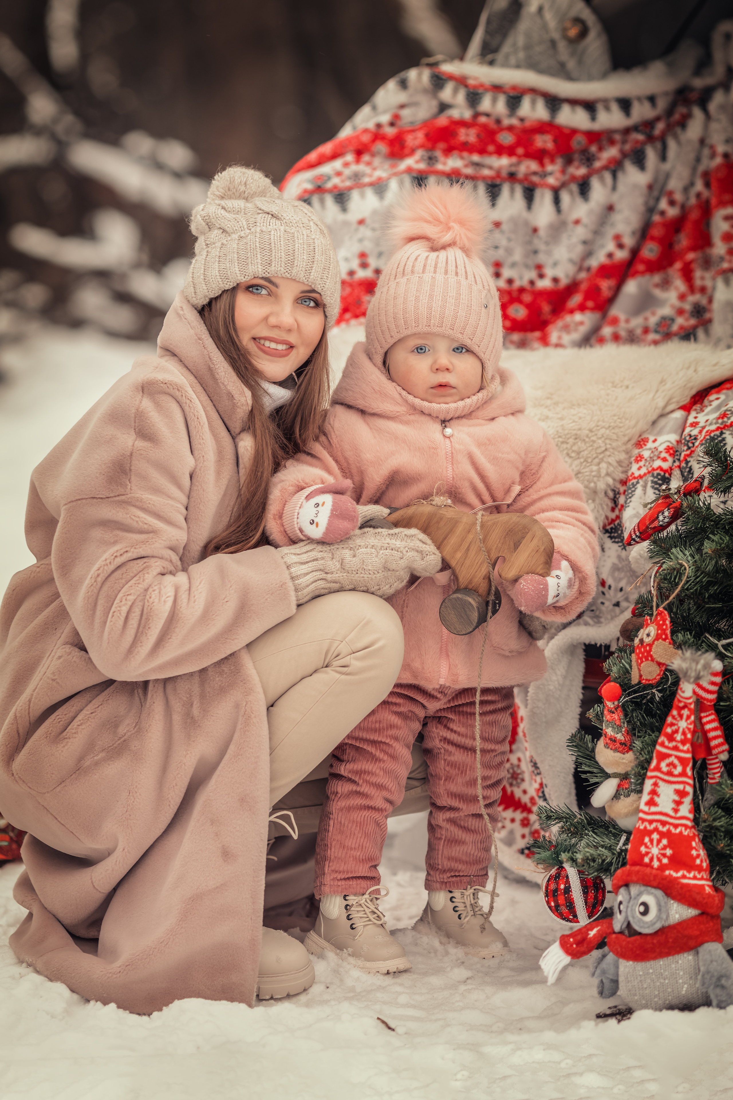 Зимняя прогулка. Семейный и детский фотограф Леонова Анна