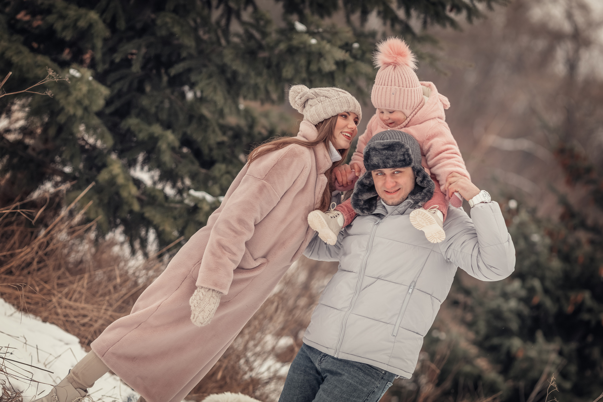 Зимняя прогулка. Семейный и детский фотограф Леонова Анна