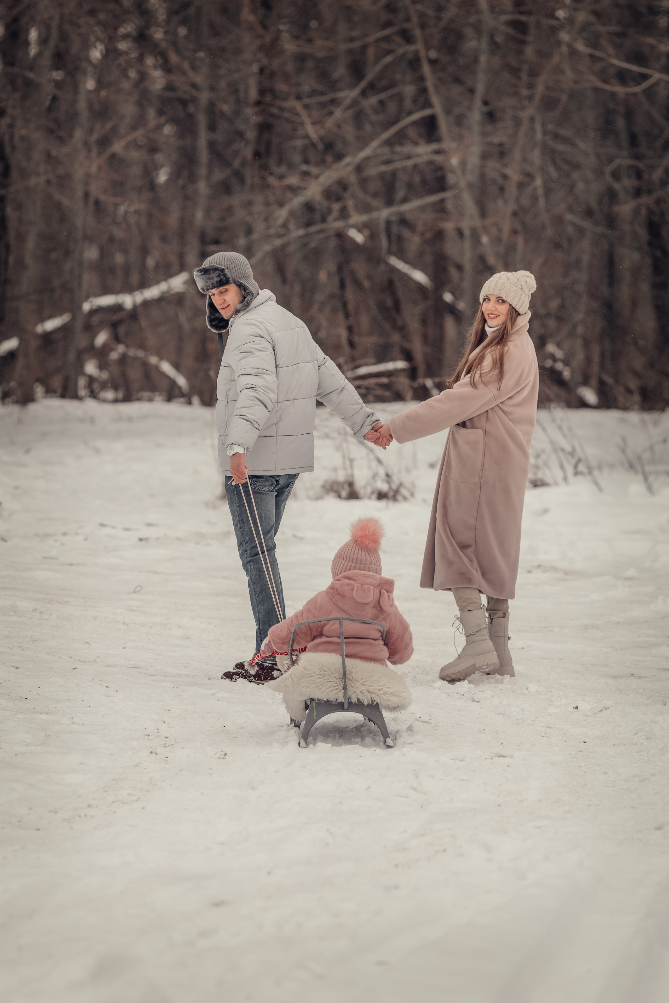 Зимняя прогулка. Семейный и детский фотограф Леонова Анна
