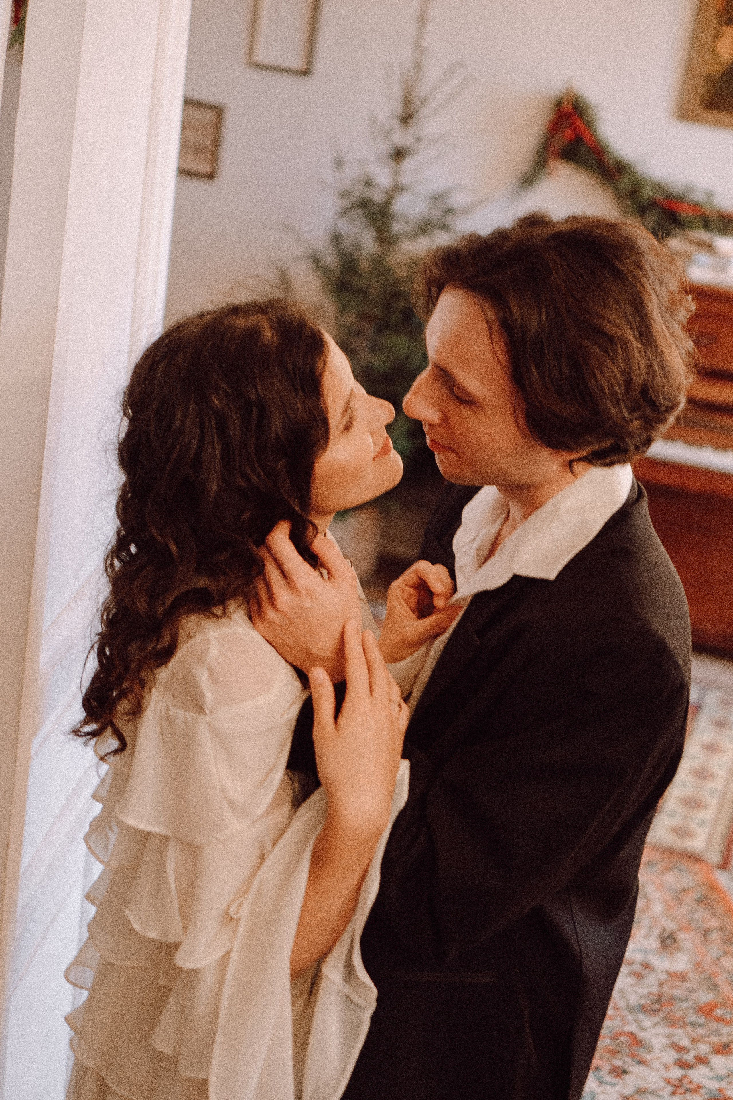 УТРО ЖЕНИХА И НЕВЕСТЫ В ФОТОСТУДИИ И ОСНОВНАЯ ФОТОСЕСИСИЯ ЗИМОЙ. Профессиональный фотограф, Санкт-Петербург — Виктория Богомолова