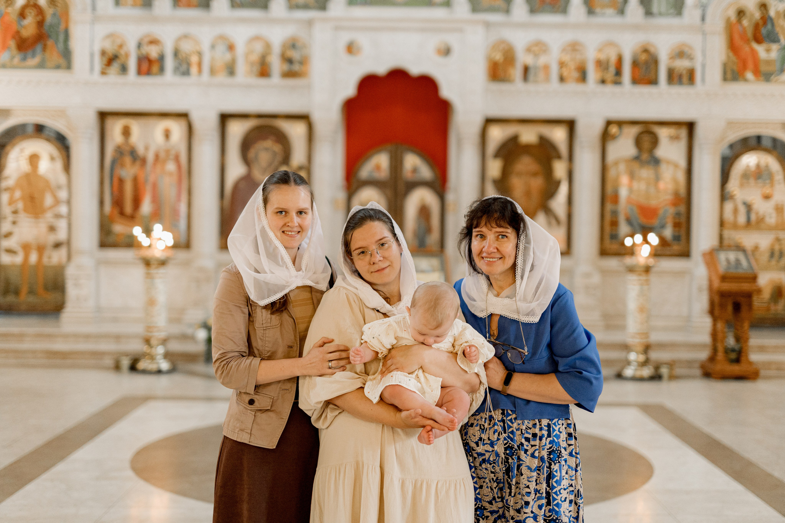 Таинство Крещения Веры. Фотограф новорождённых Newborn Москва