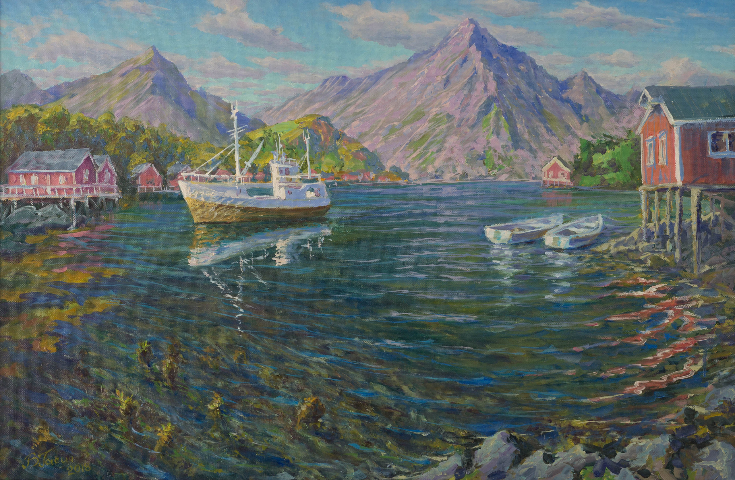 Норвежский пленэр. Художник Василий Гасич