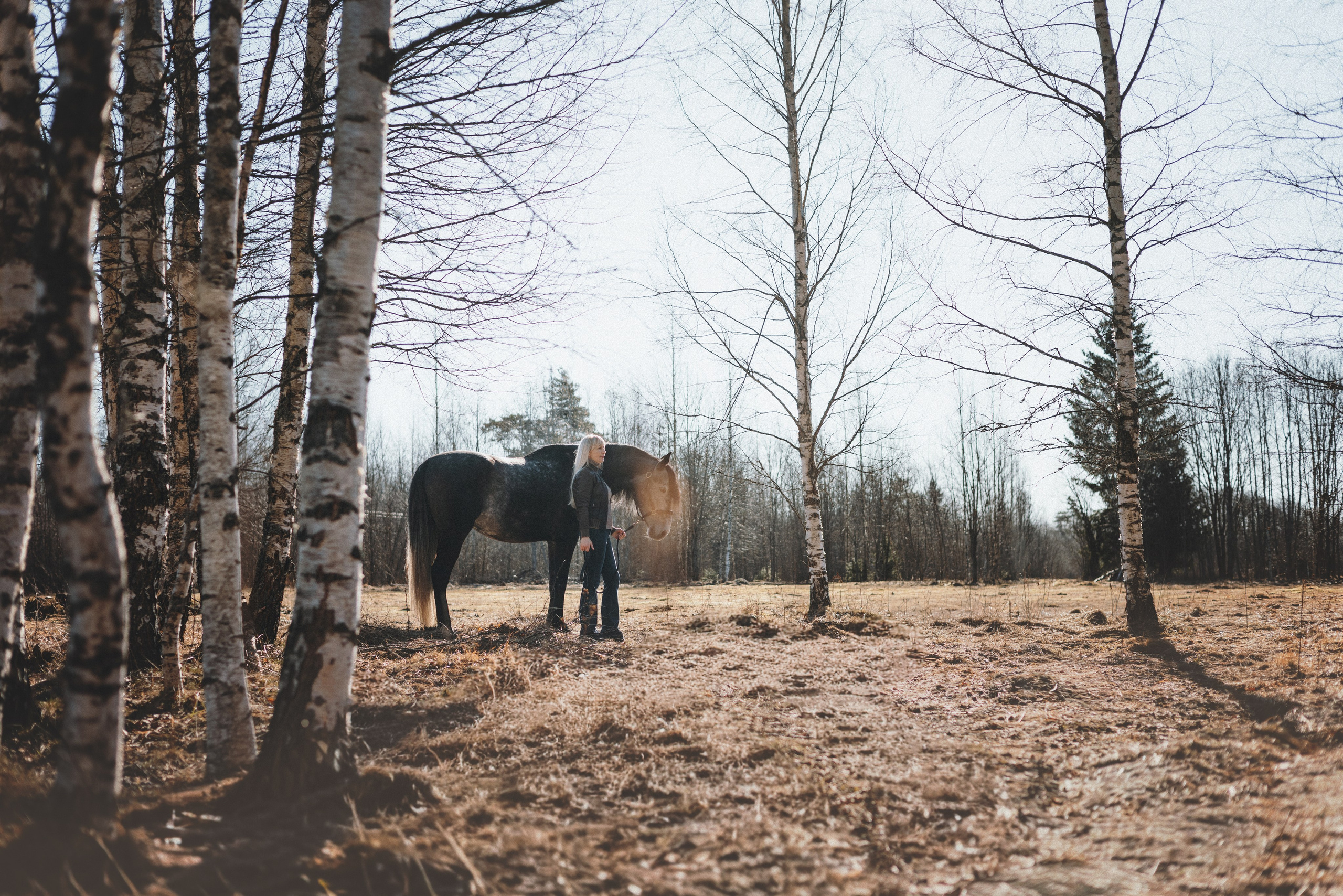 Ирина и Командор. Фотограф анималист Осипчикова Мария