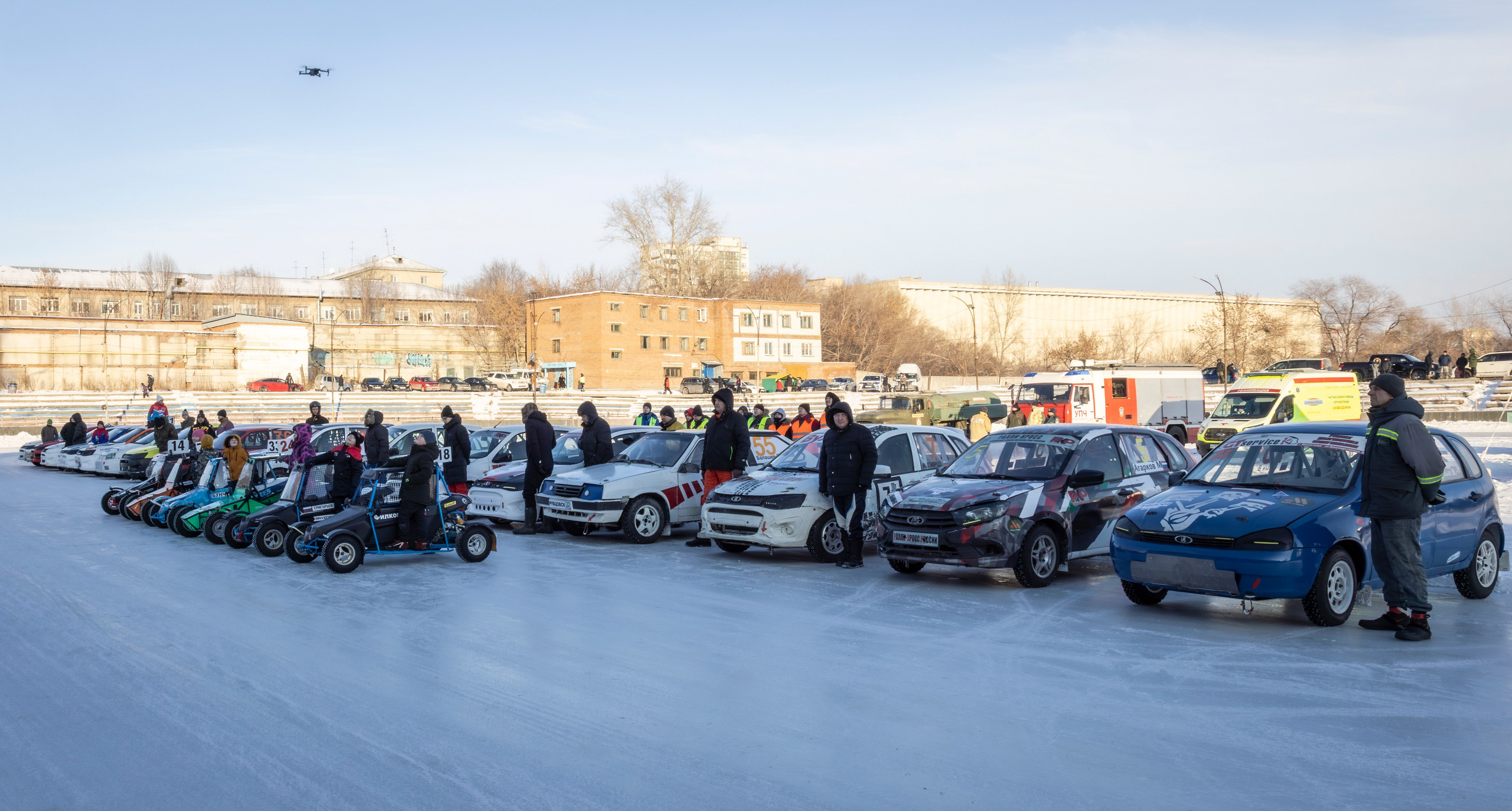 Автогонки «Трек 400» на льду. Bertran Ordo