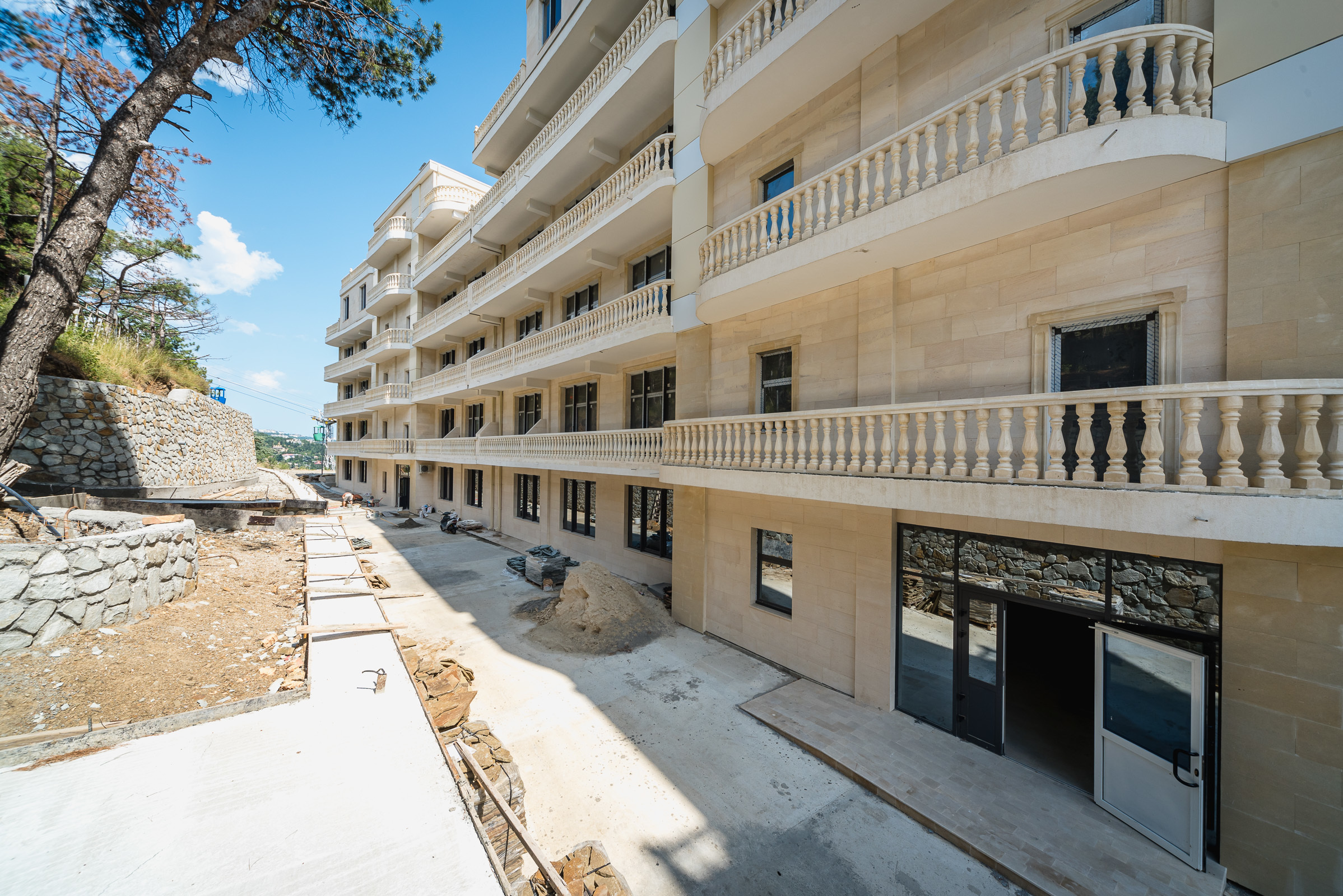 придомовая территория ЖК Аквамарин