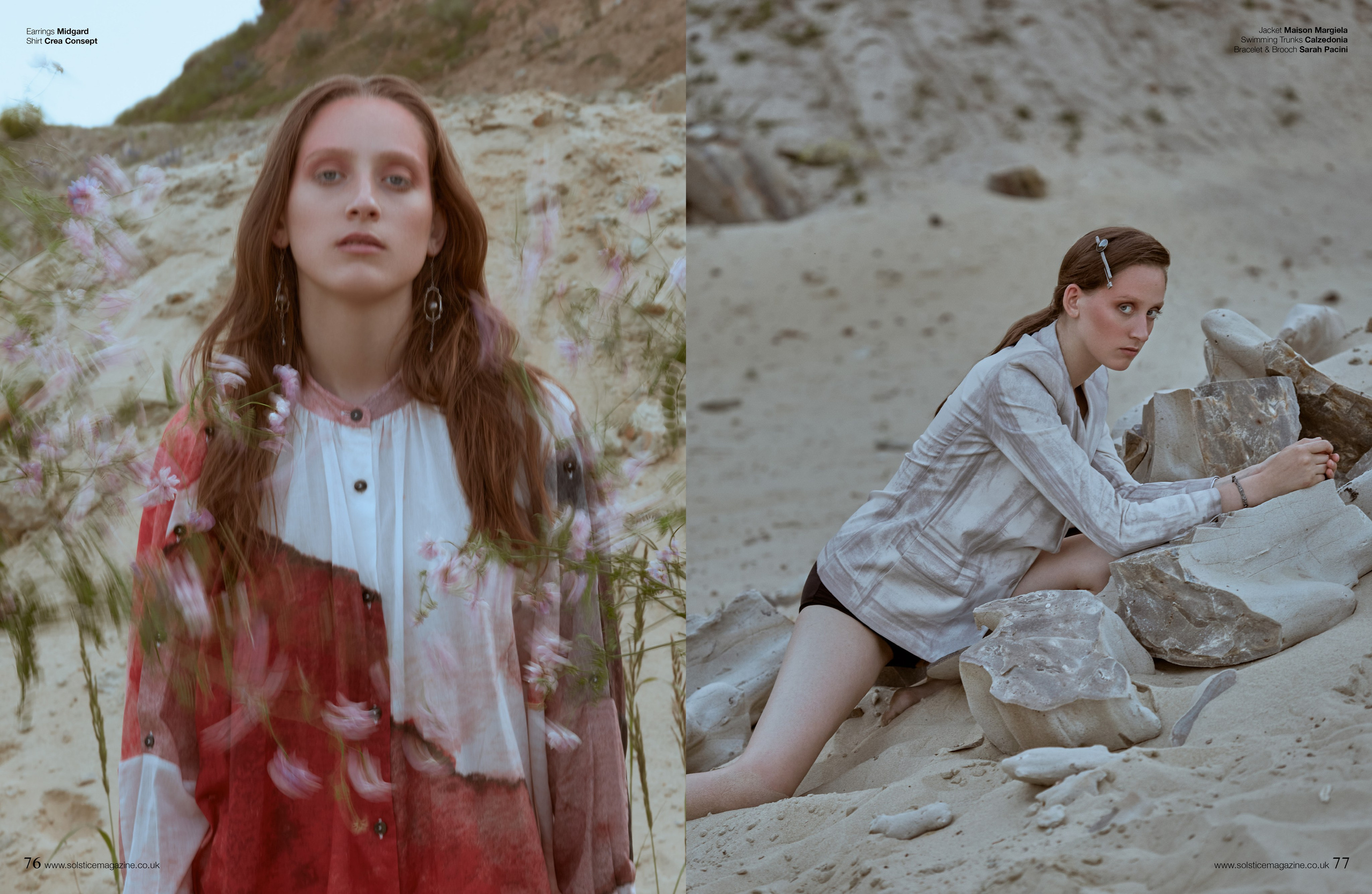 Born from the Wild — Editorial for SOLSTICE Magazine. Photographer Anna Arzamastseva