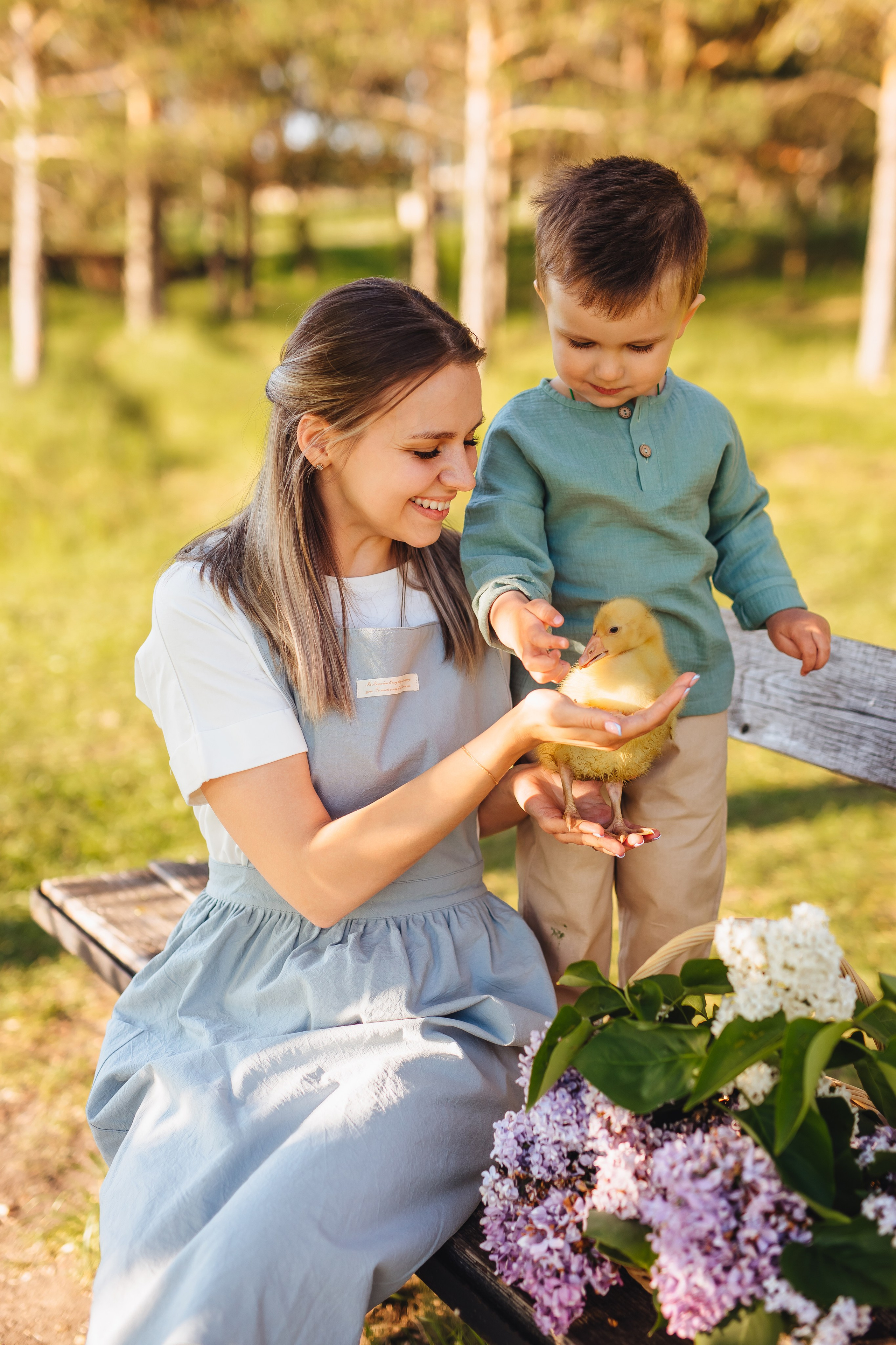 Тимоша и утятки. Свадебный и семейный фотограф в Туле и области Маша Костина