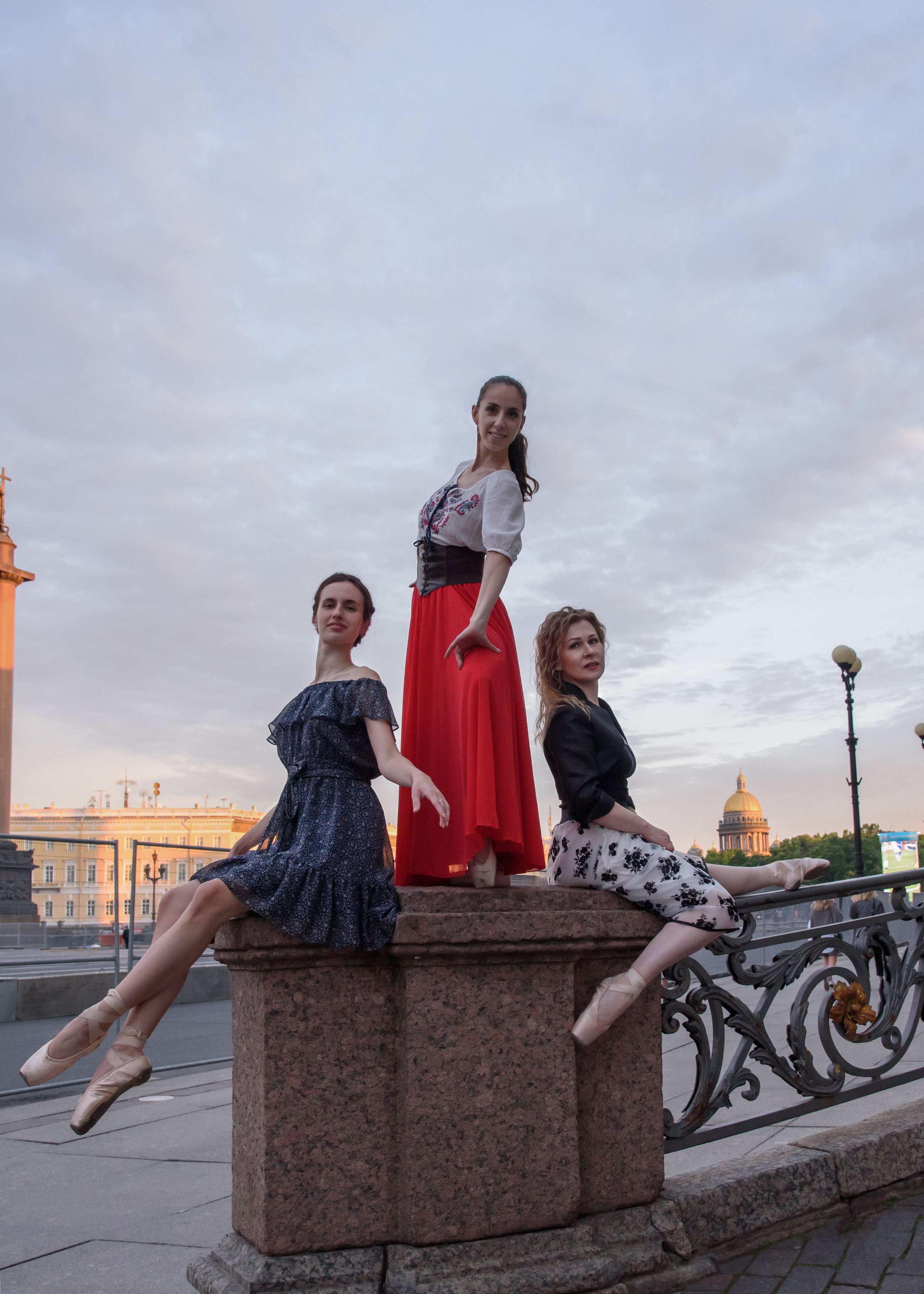 Балерины Зимняя канавка. Портретный Семейный Fine-Art фотограф в Санкт-Петербурге Криулина