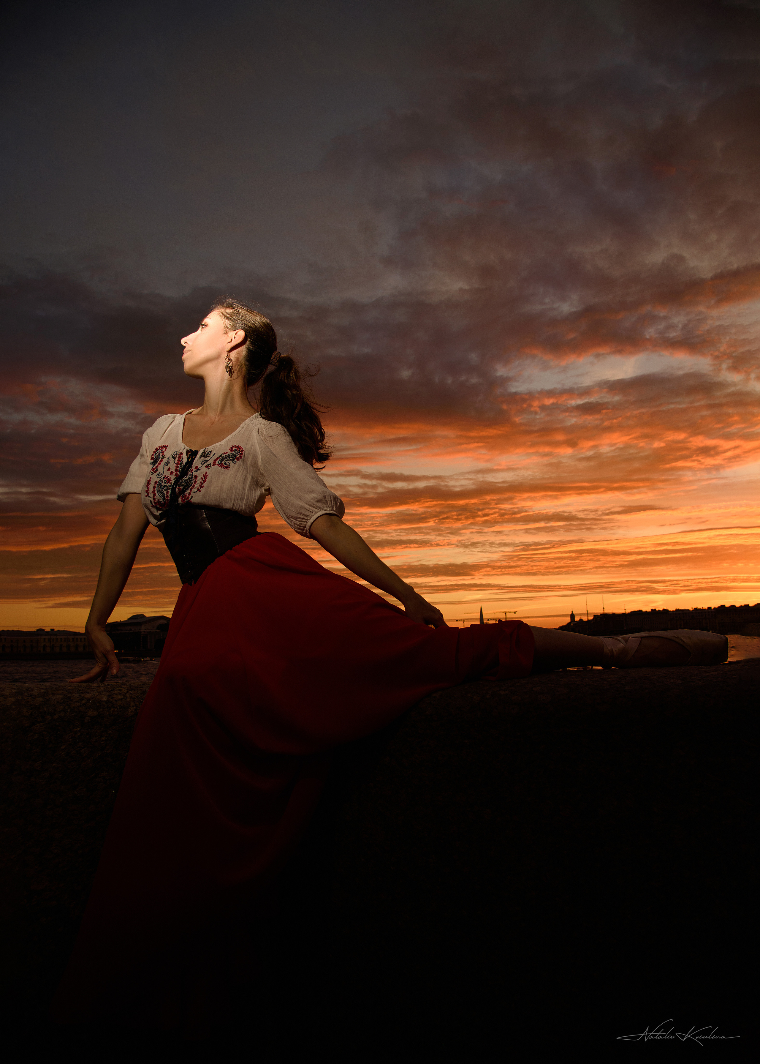 Балерины Зимняя канавка. Портретный Семейный Fine-Art фотограф в Санкт-Петербурге Криулина