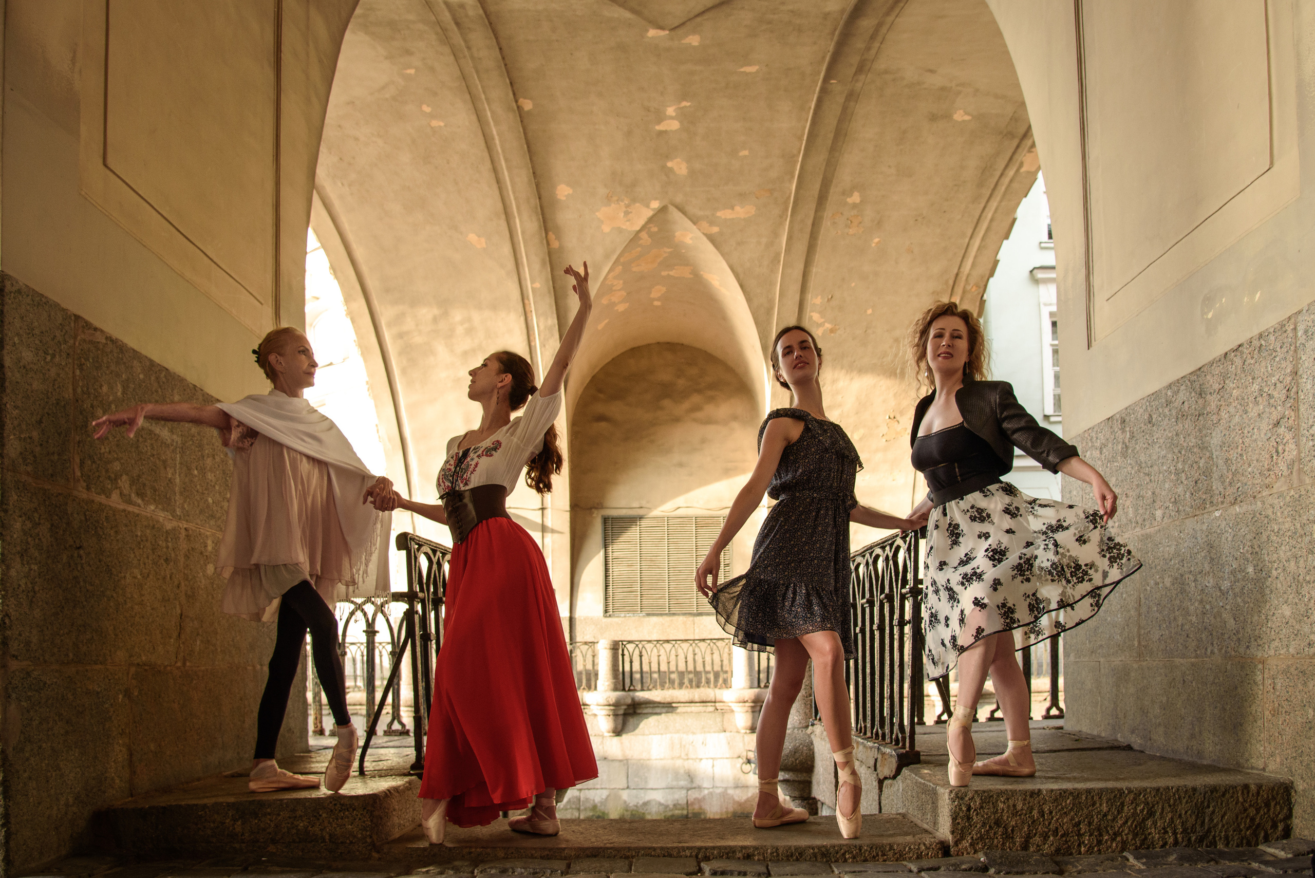 Балерины Зимняя канавка. Портретный Семейный Fine-Art фотограф в Санкт-Петербурге Криулина