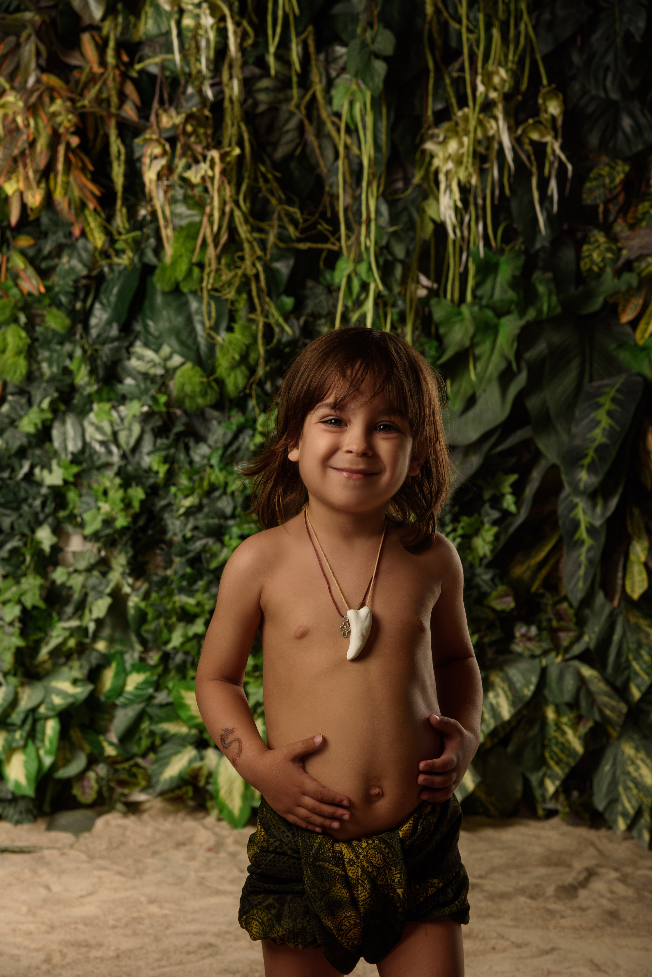 художественная фотосессия на тему сказки Маугли