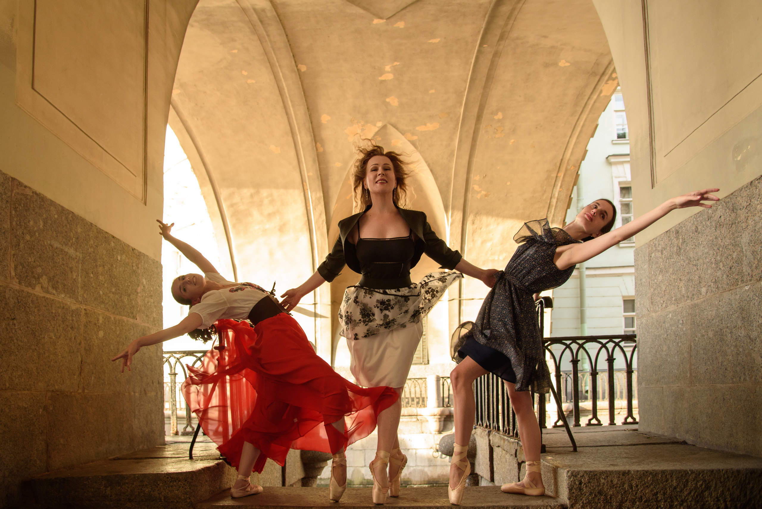 Балерины Зимняя канавка. Портретный Семейный Fine-Art фотограф в Санкт-Петербурге Криулина