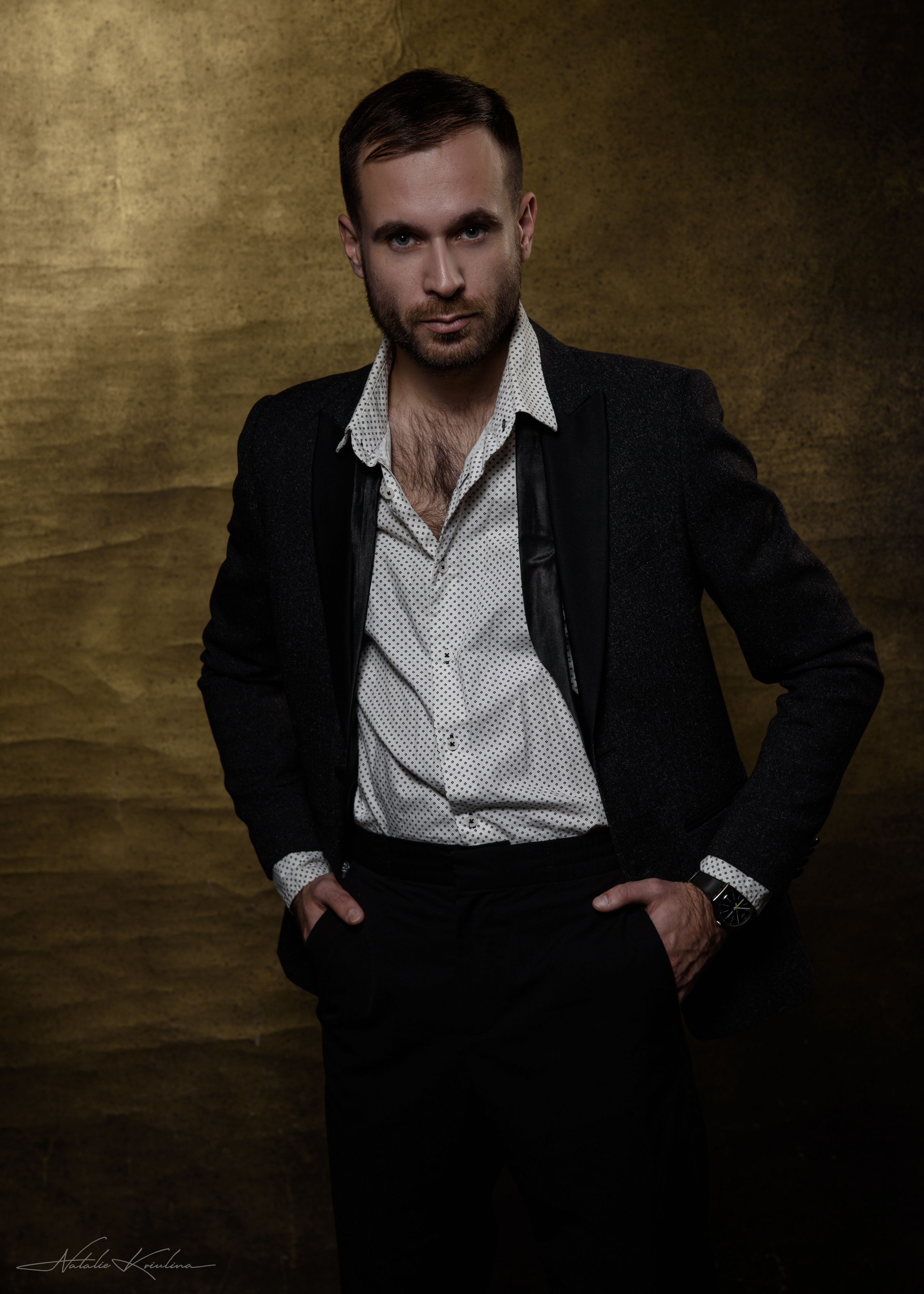 мужская портретная съемка образ делового мужчины