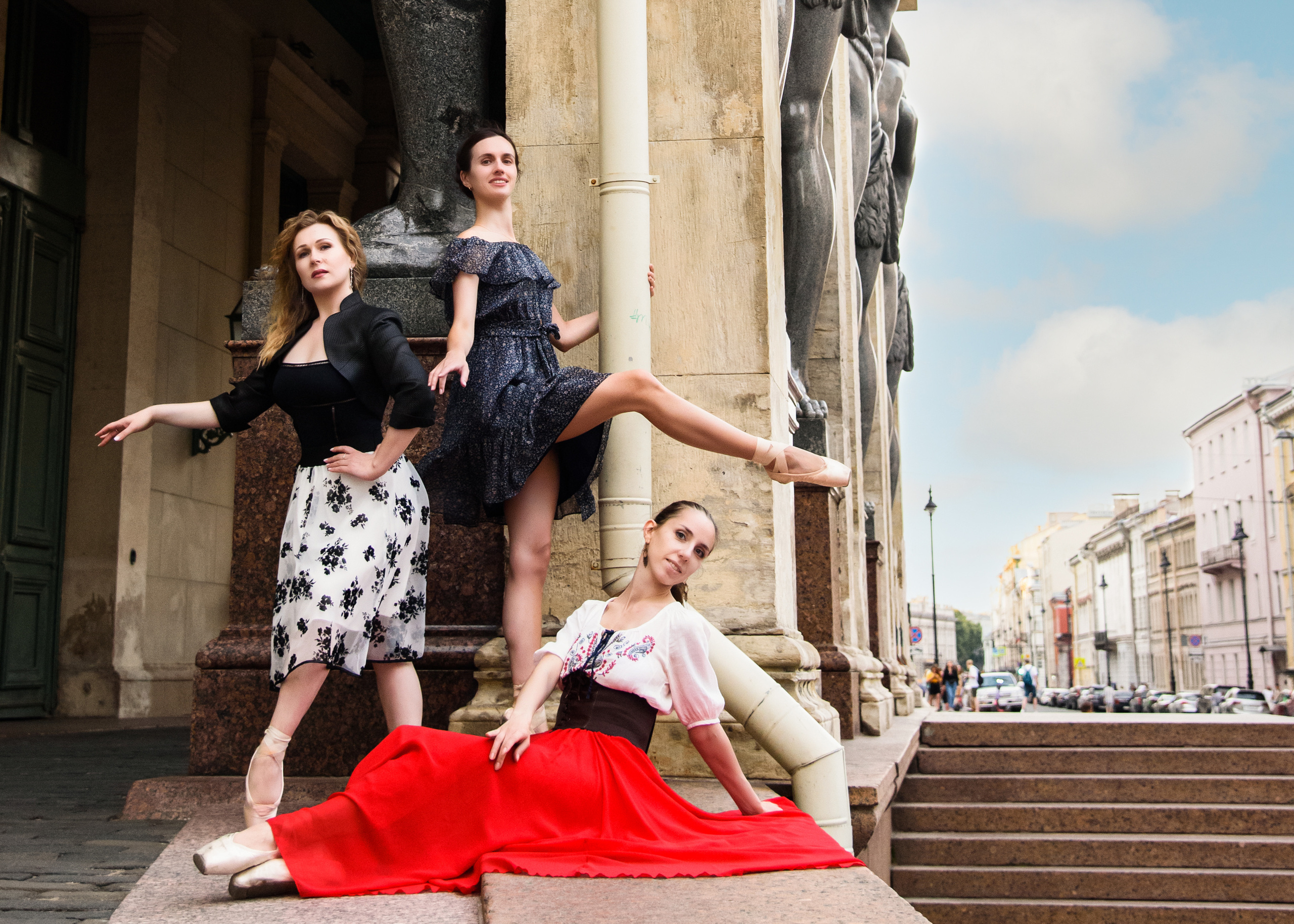 Балерины Зимняя канавка. Портретный Семейный Fine-Art фотограф в Санкт-Петербурге Криулина