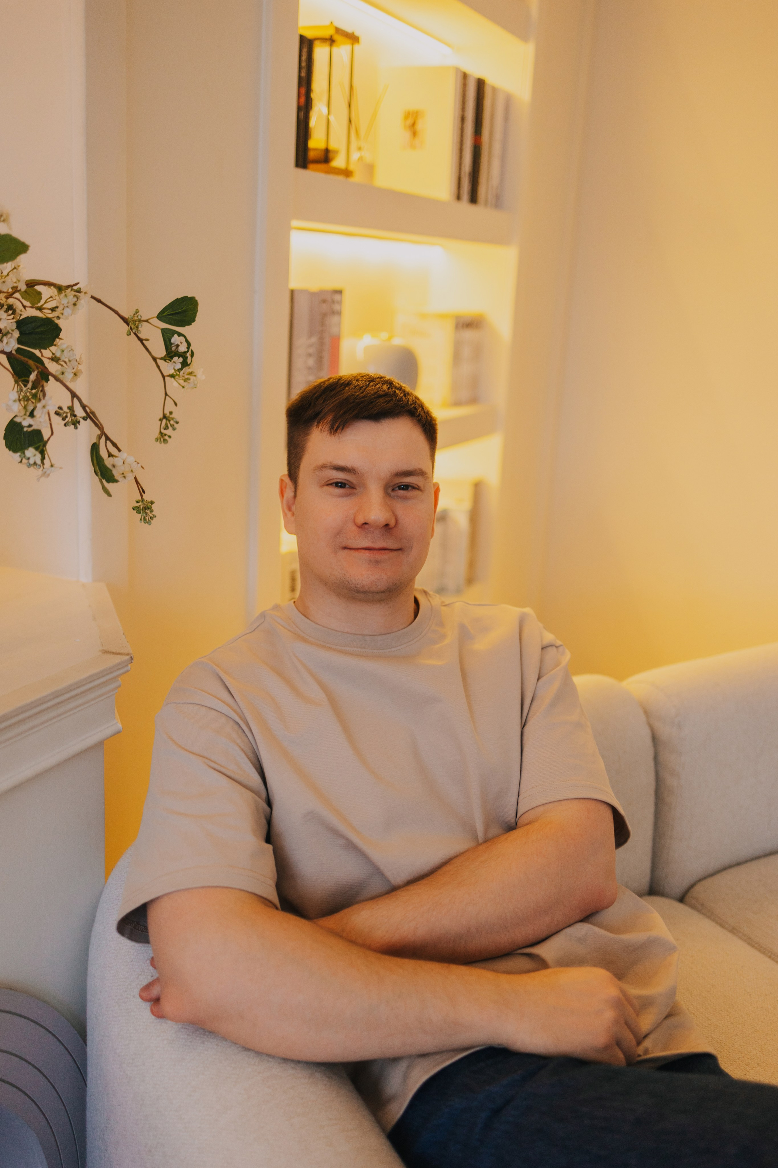 Большая семья. Домашняя фотосессия