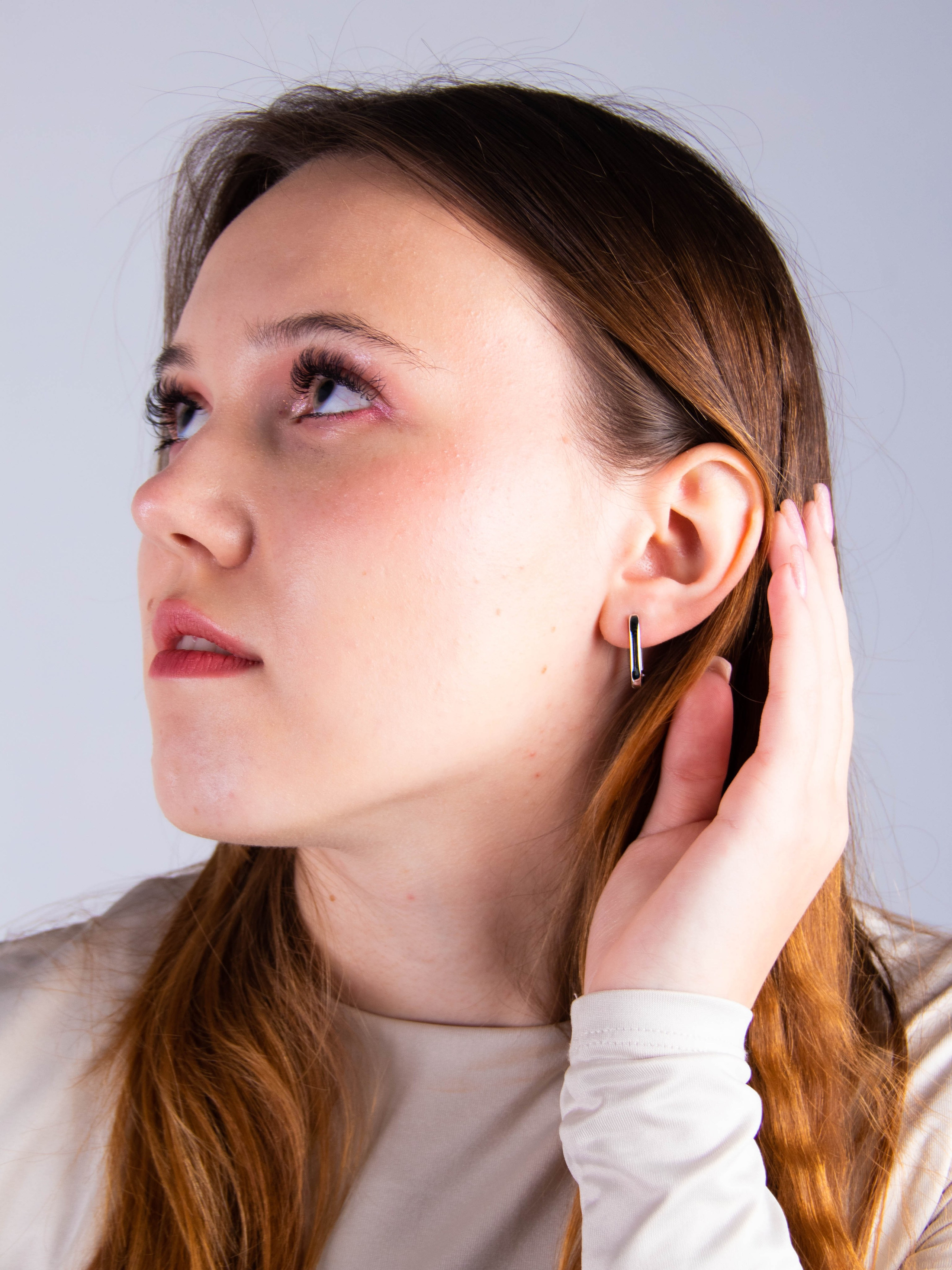 Серьги серебро. «Матрица»