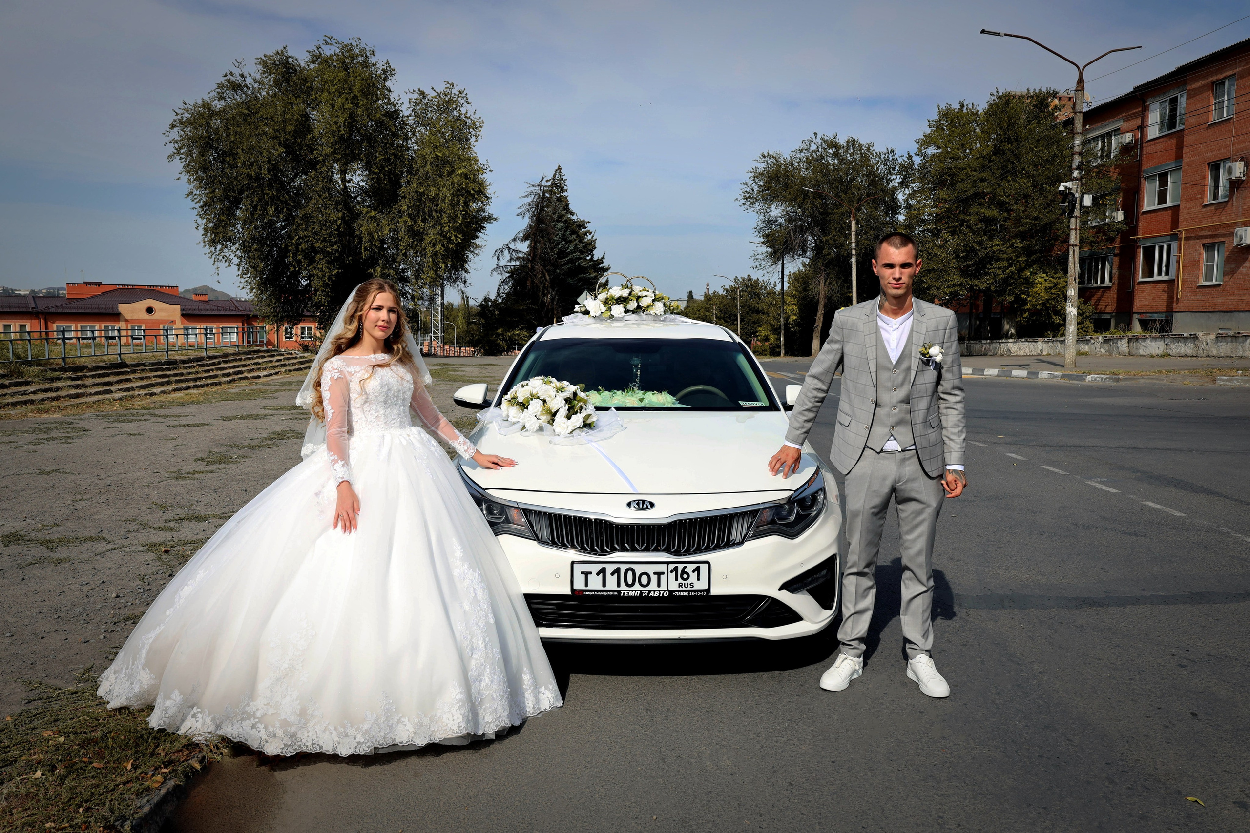 Алина и Дмитрий г. Шахты 31 августа 2024. Свадебный фотограф ростовская область