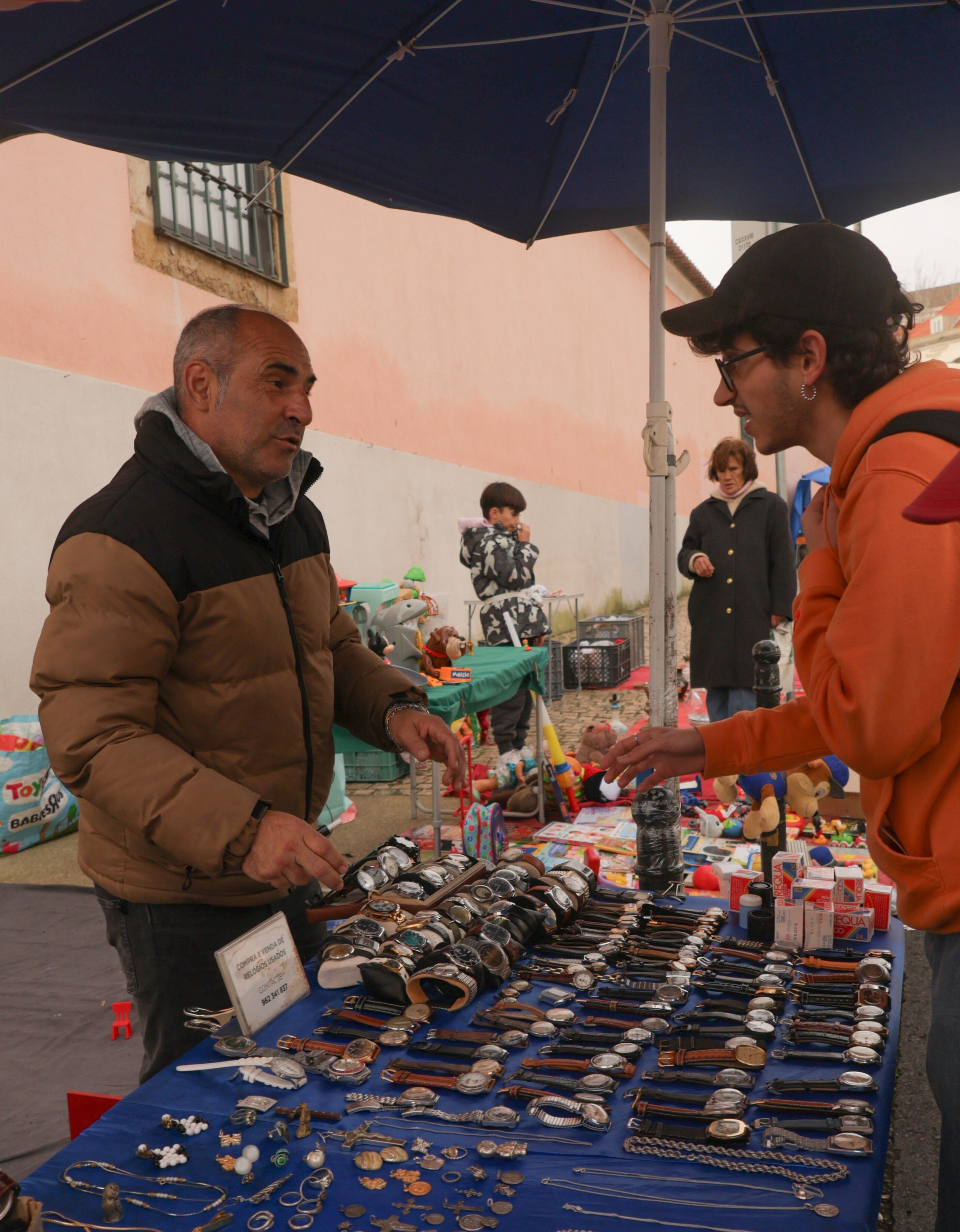 Lisbon, fleamarket. Magic photos