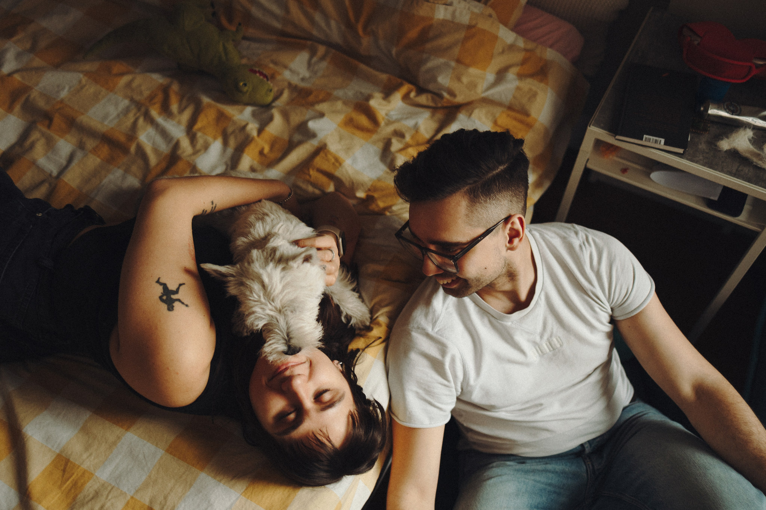 Снежуля, Мари и Саша. Фотограф анималист Анастасия Пикей