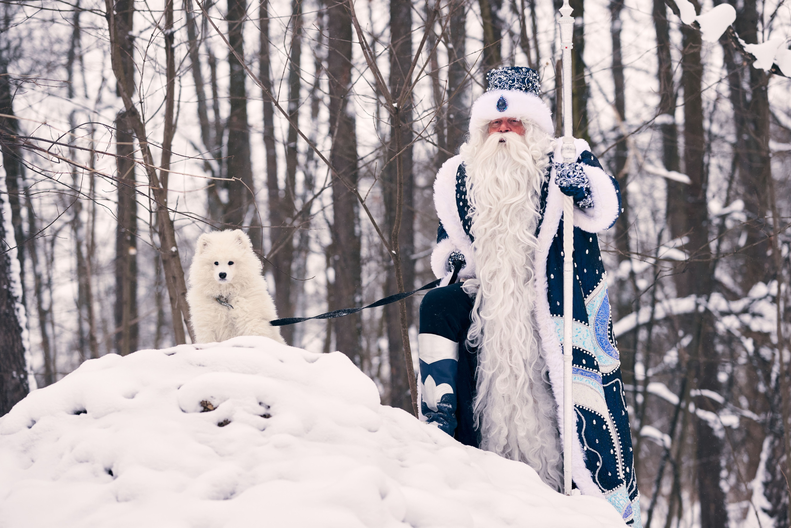 Дед Мороз с Платоном. Никита Хохловский фото и видео продакшн