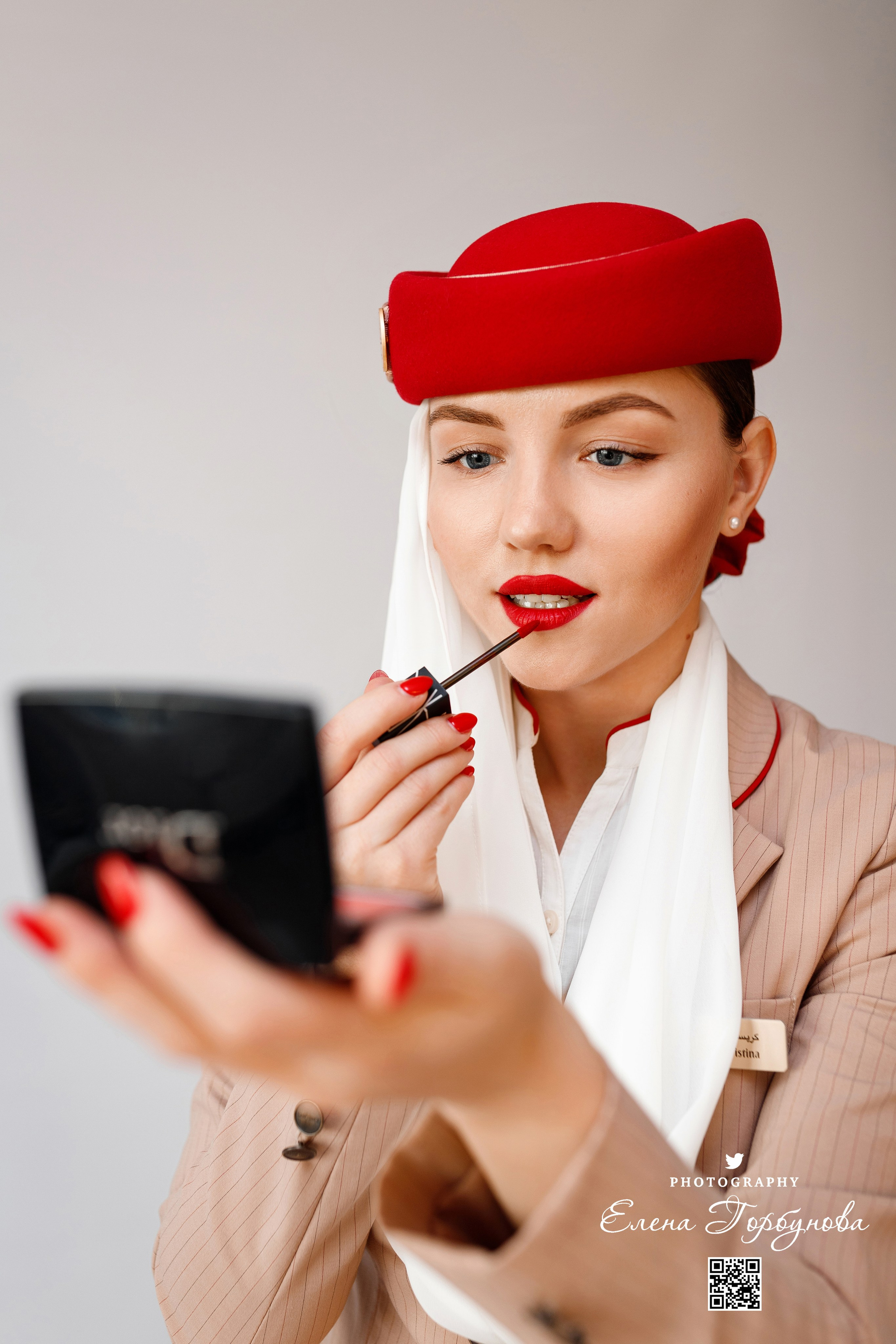 Стюардесса в моей студии. Январь 2024. Фотограф Пермь. Свадьбы. Семья и дети, школа, д. сад. Фотокниги