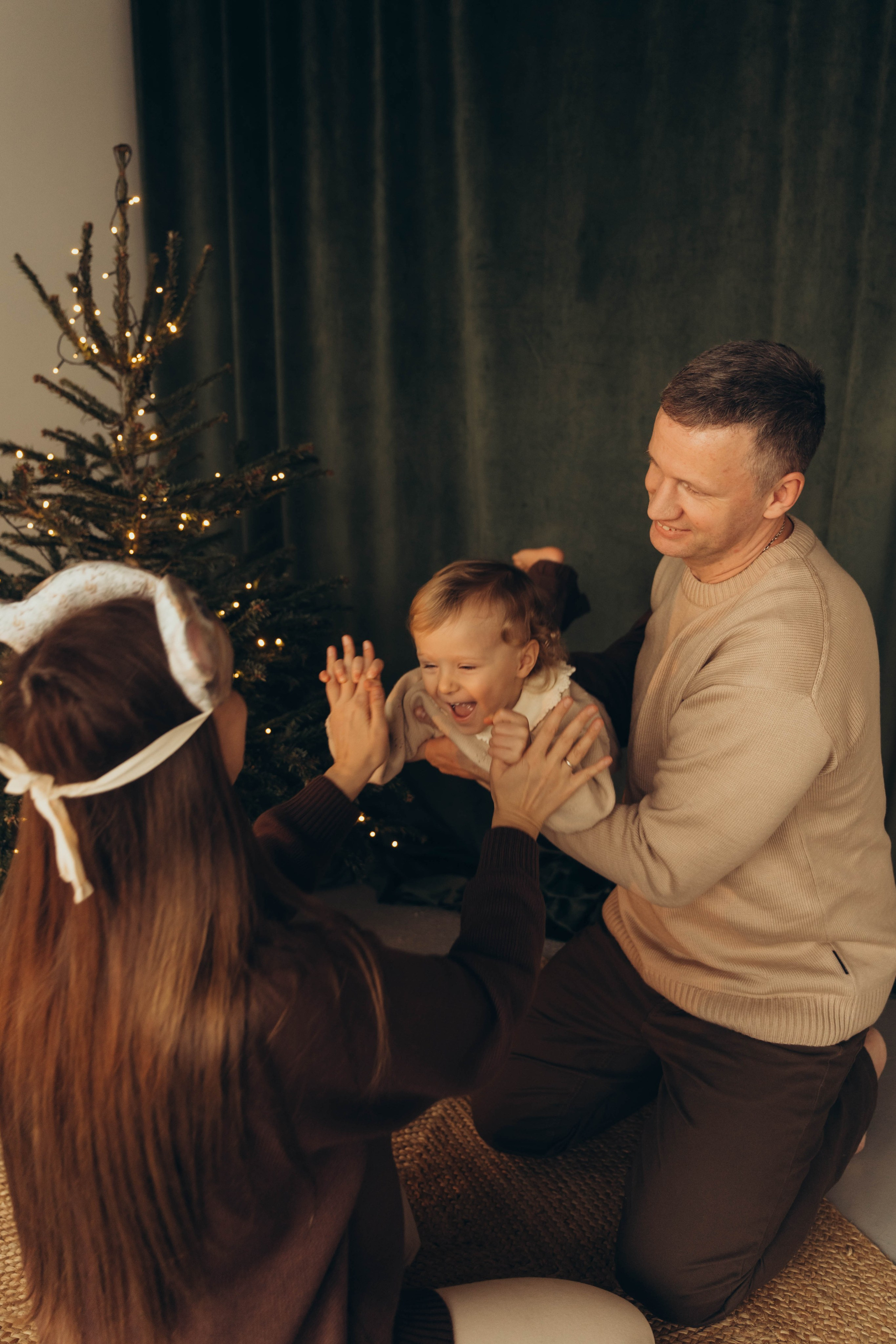 Екатерина, Николай и малышка Аня