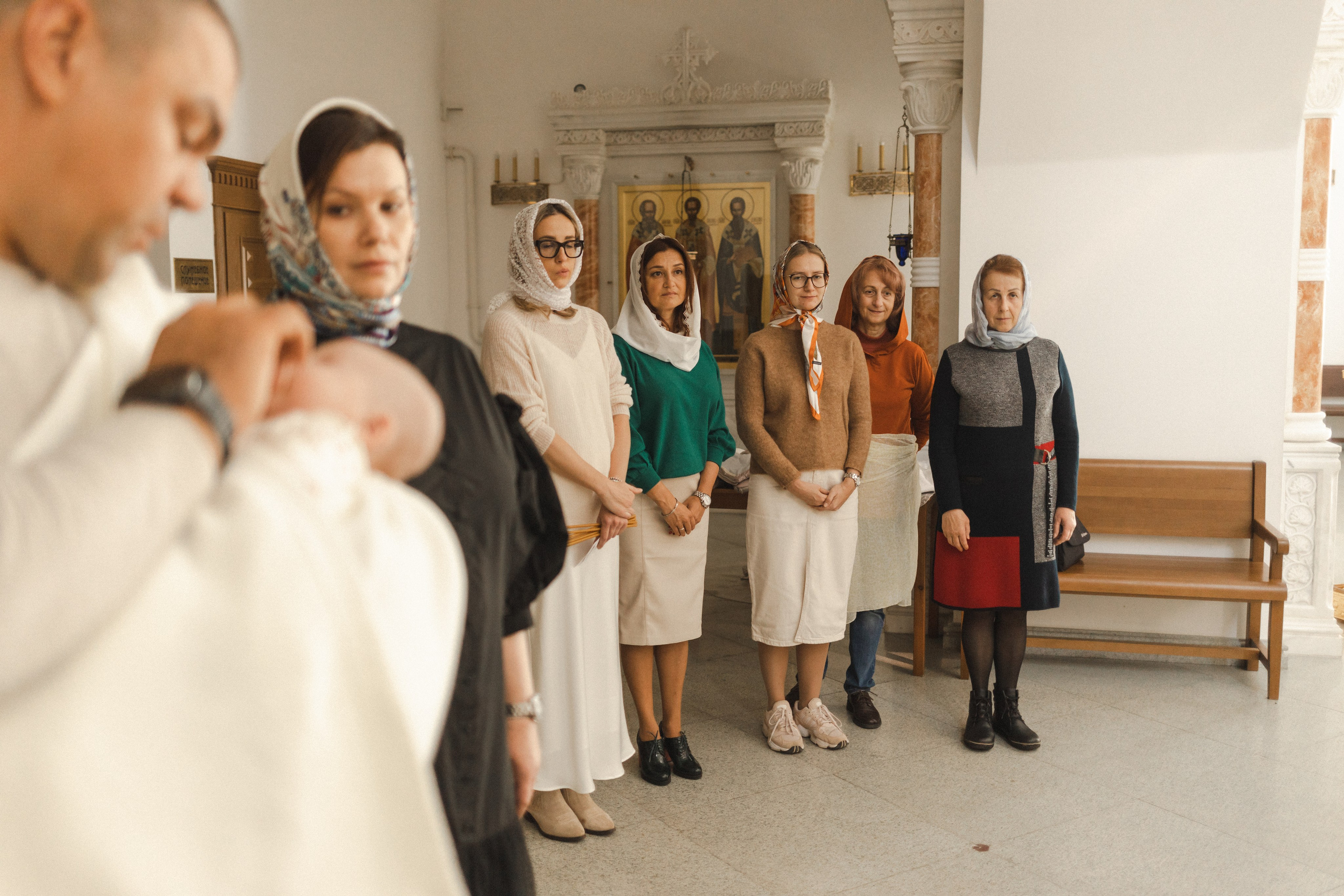 Крещение Стефании. Семейный фотограф в Москве