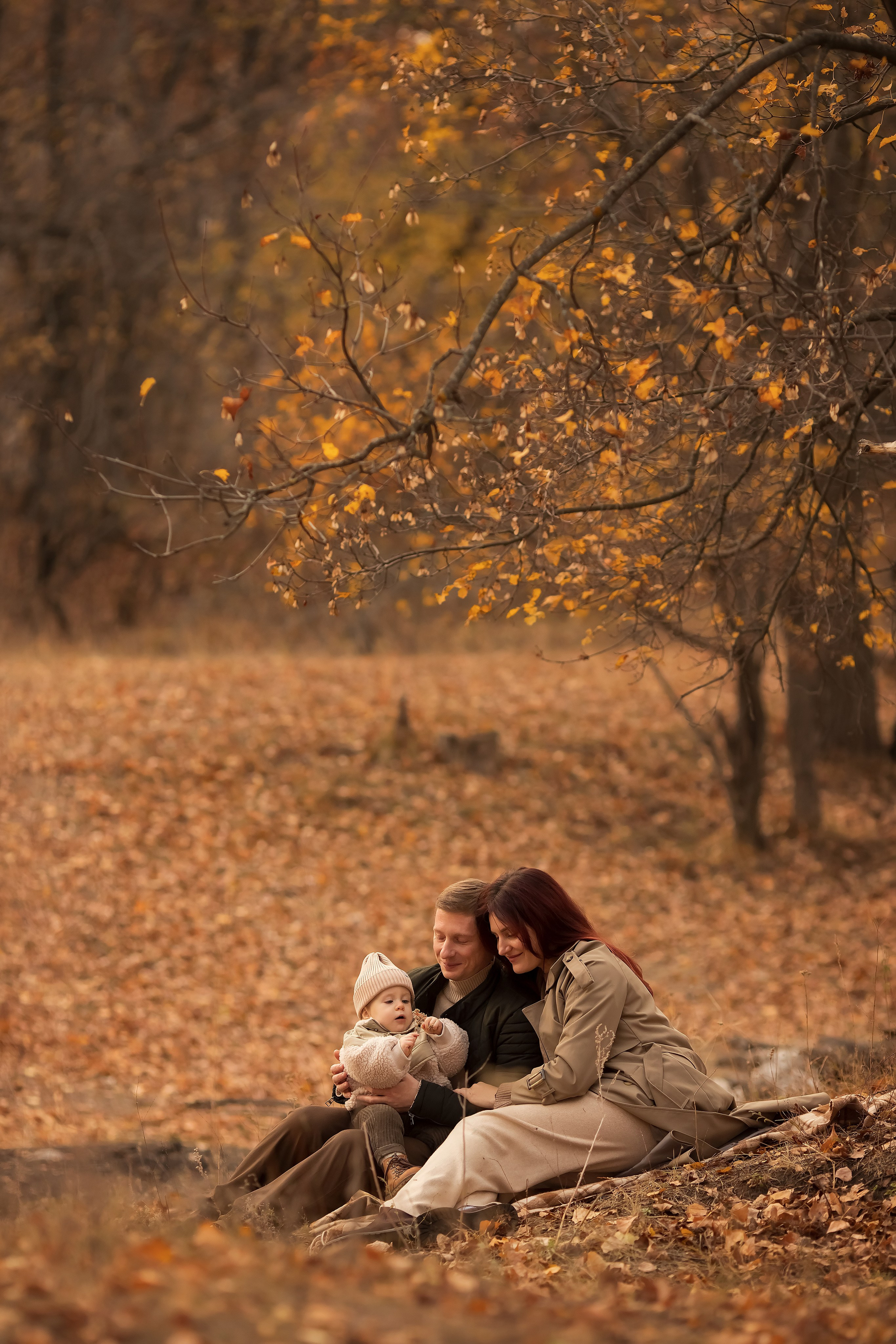 Осень в лесу. Семейный и детский фотограф в Саратове Полина Коткина