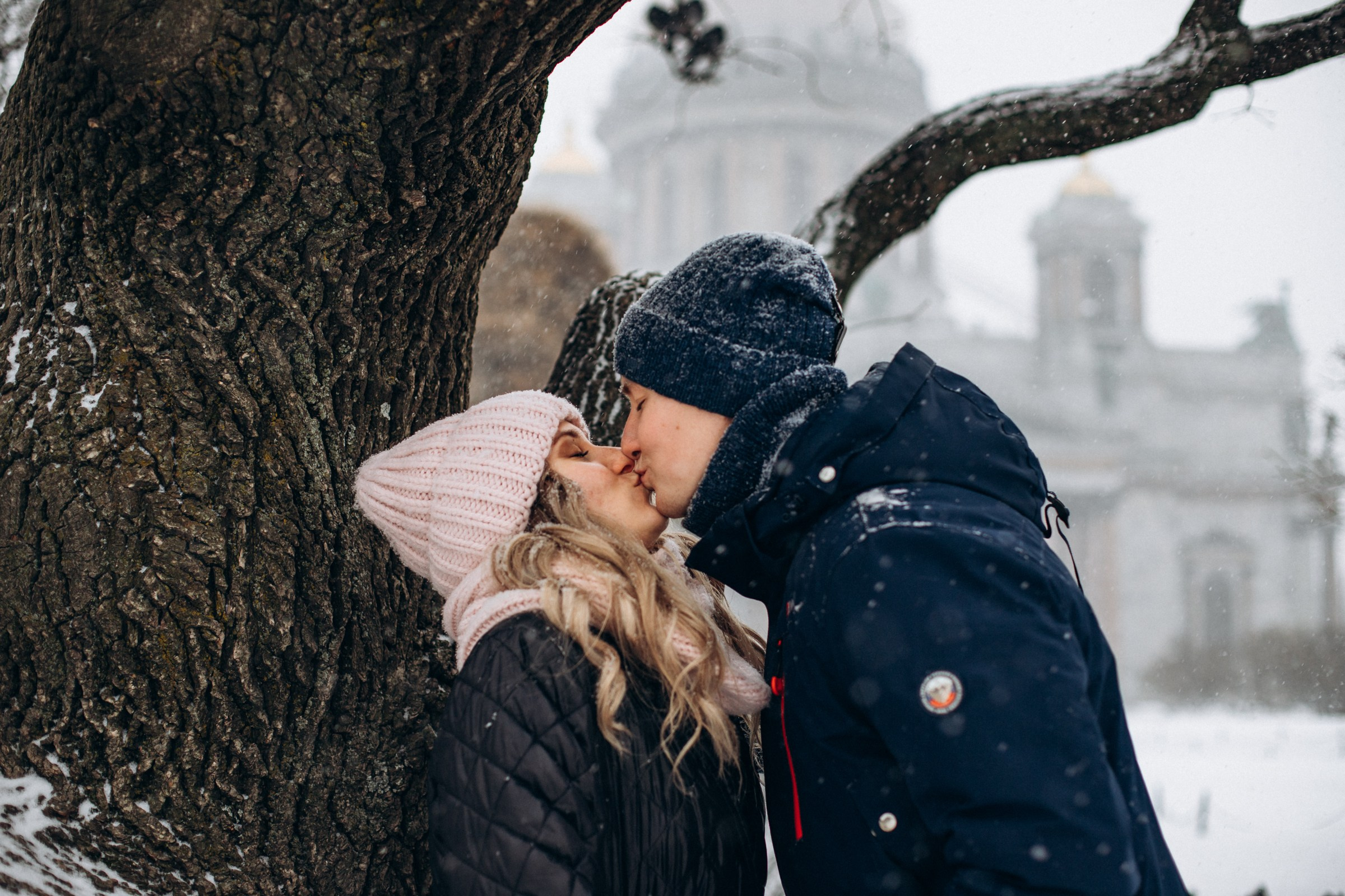 Юрий и Ирина в феврале. Фотопрогулка в Петербурге. Индивидуальный и семейный фотограф в Санкт-Петербурге