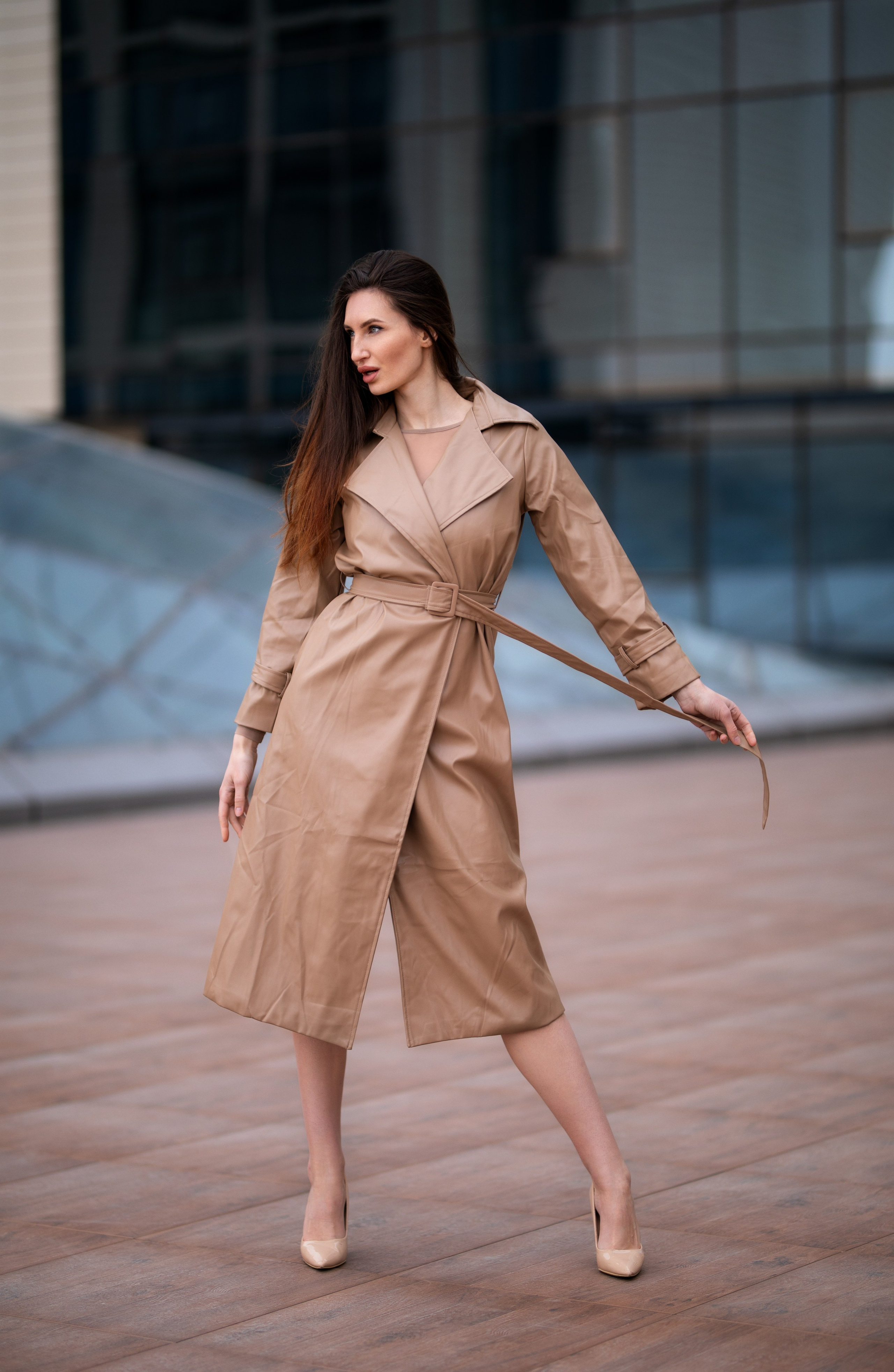 Фотосет с Викторией на крыше бизнес-центра в формате для «себя»