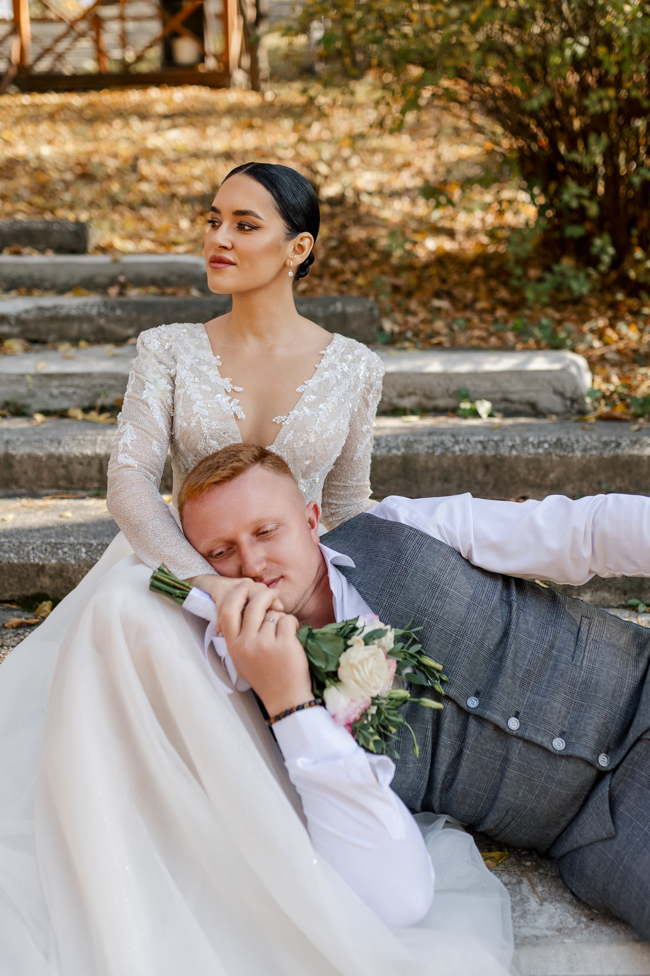 Степан и Алина. Красивая осенняя прогулка. Свадебный фотограф в Хабаровске