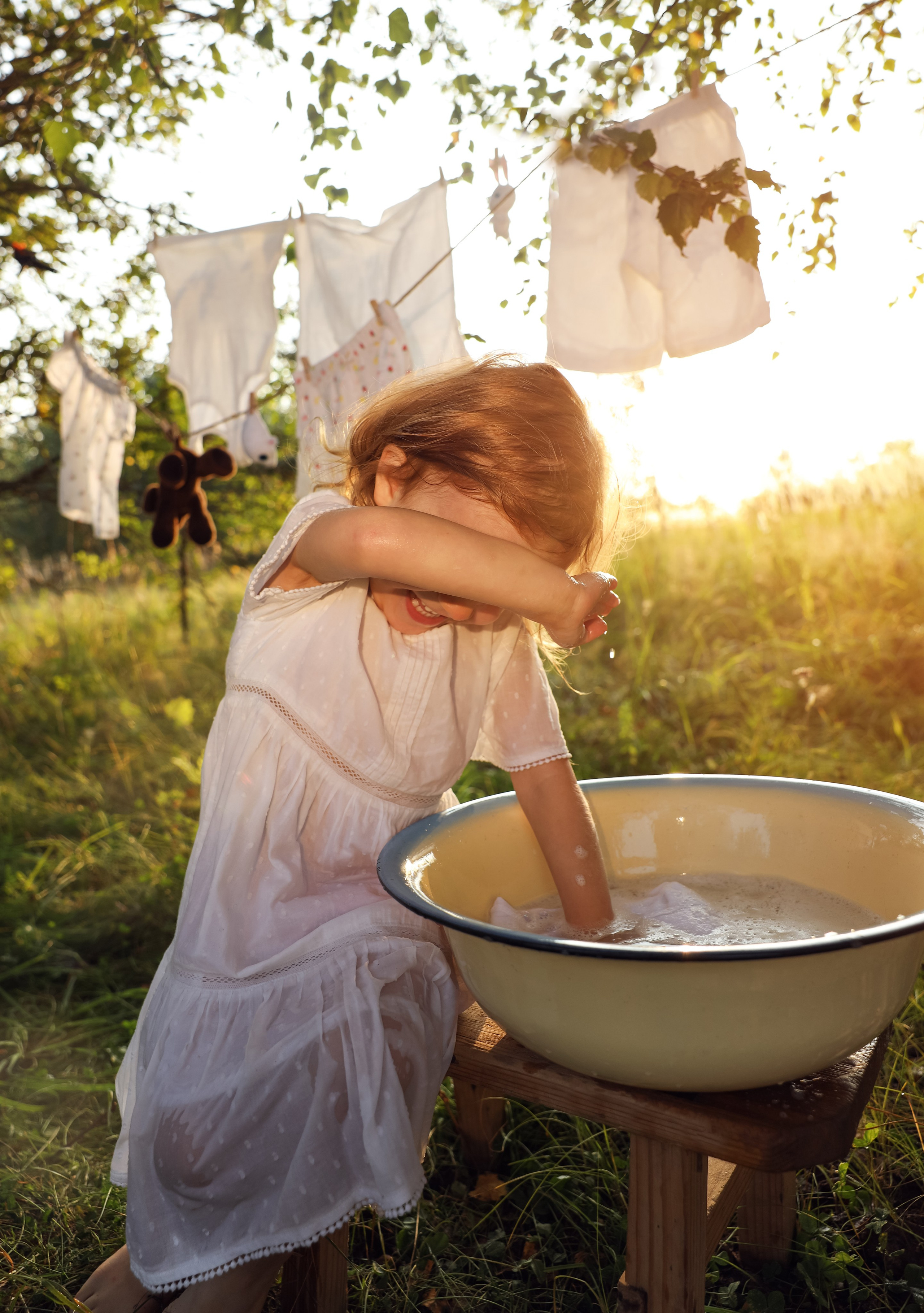 Большая стирка. Семейный и детский фотограф г. Москва Супрунова Кристина
