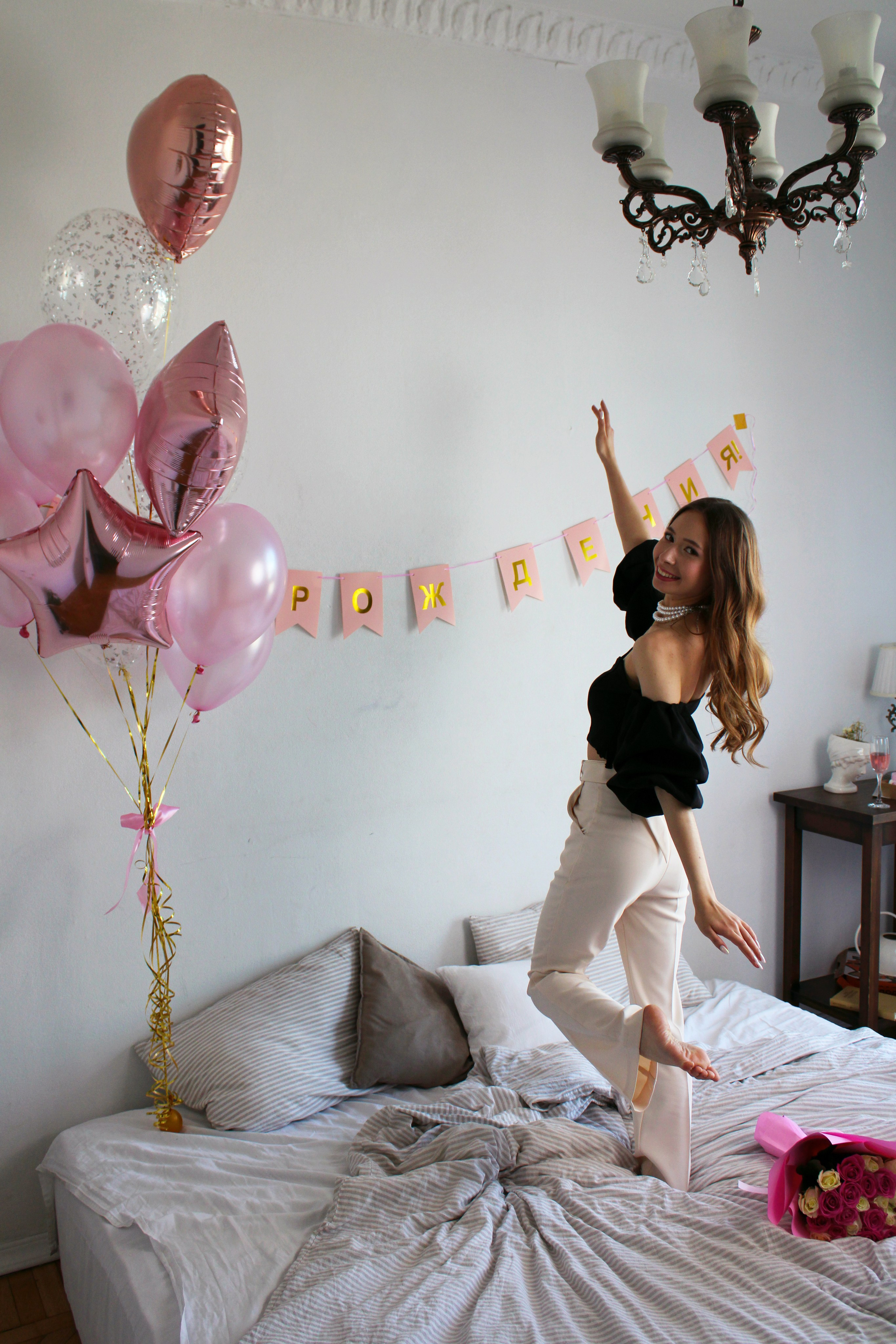 День рождения (студия). Женский портретный фотограф в Москве Анастасия Карпова