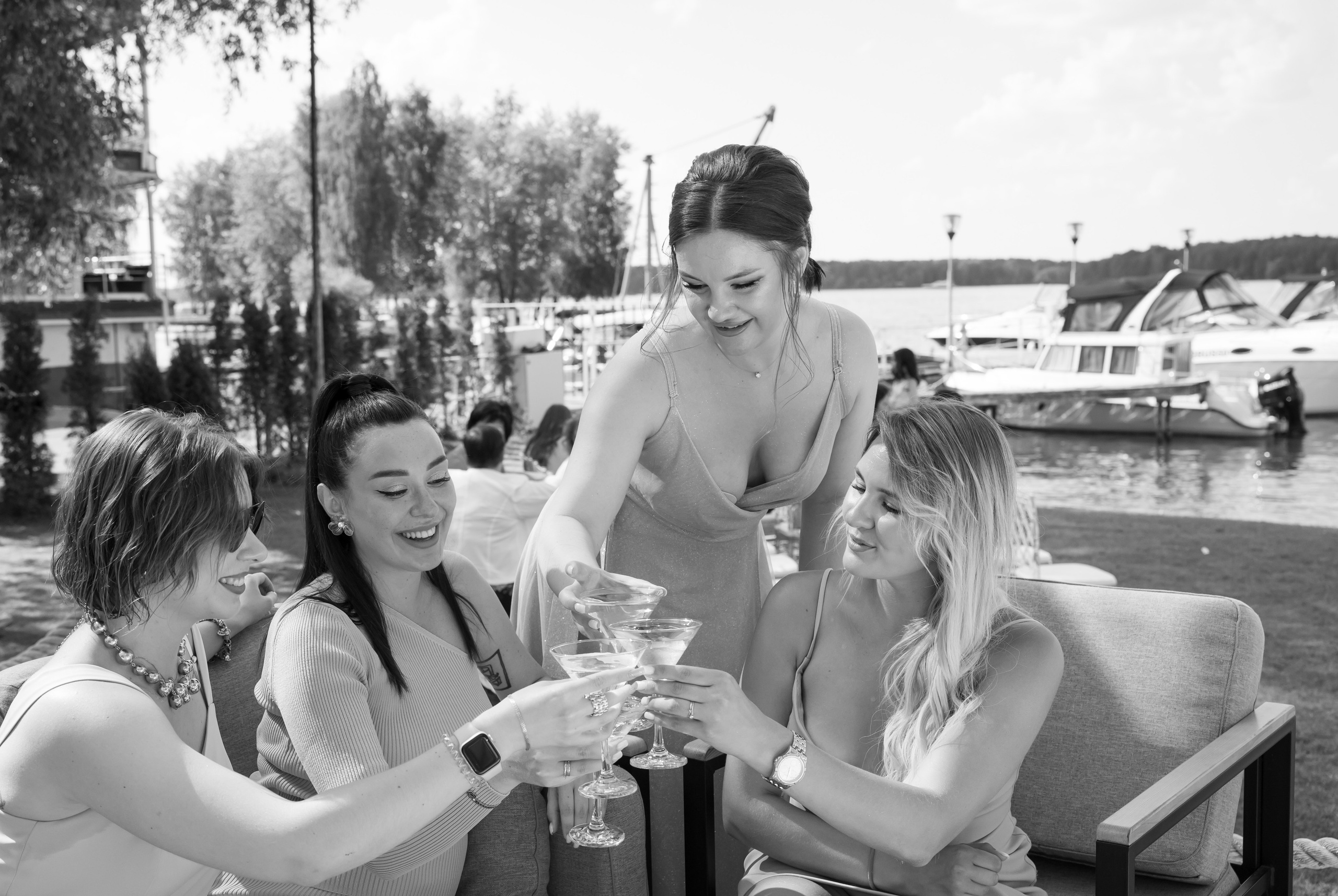 Ольга и Вадим, яхт-клуб «Портофино». Свадебный и репортажный фотограф (Москва, Королев и другие)