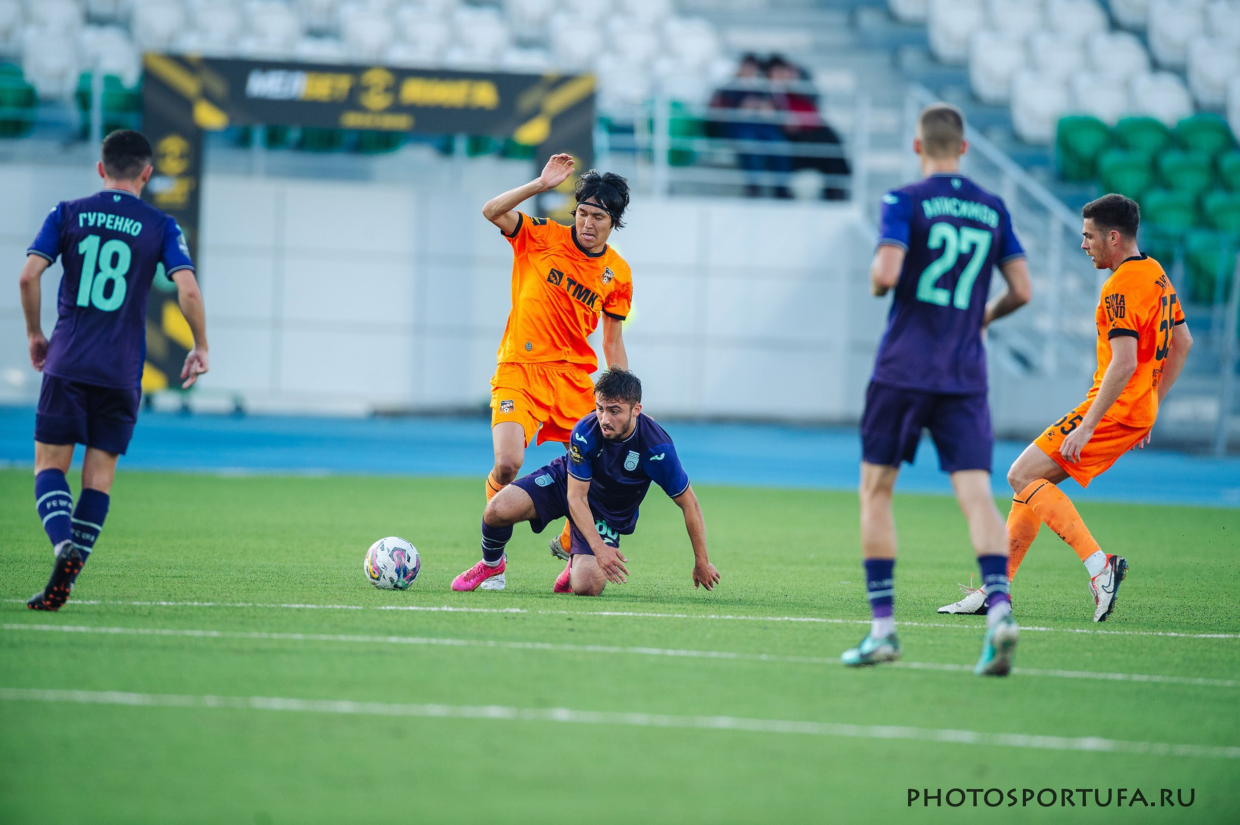 Россия — МЕЛБЕТ — Первая Лига. 5-й тур • 12 августа 2024, Уфа • ФК У. Спортивный фотограф в Уфе Евгений Буров