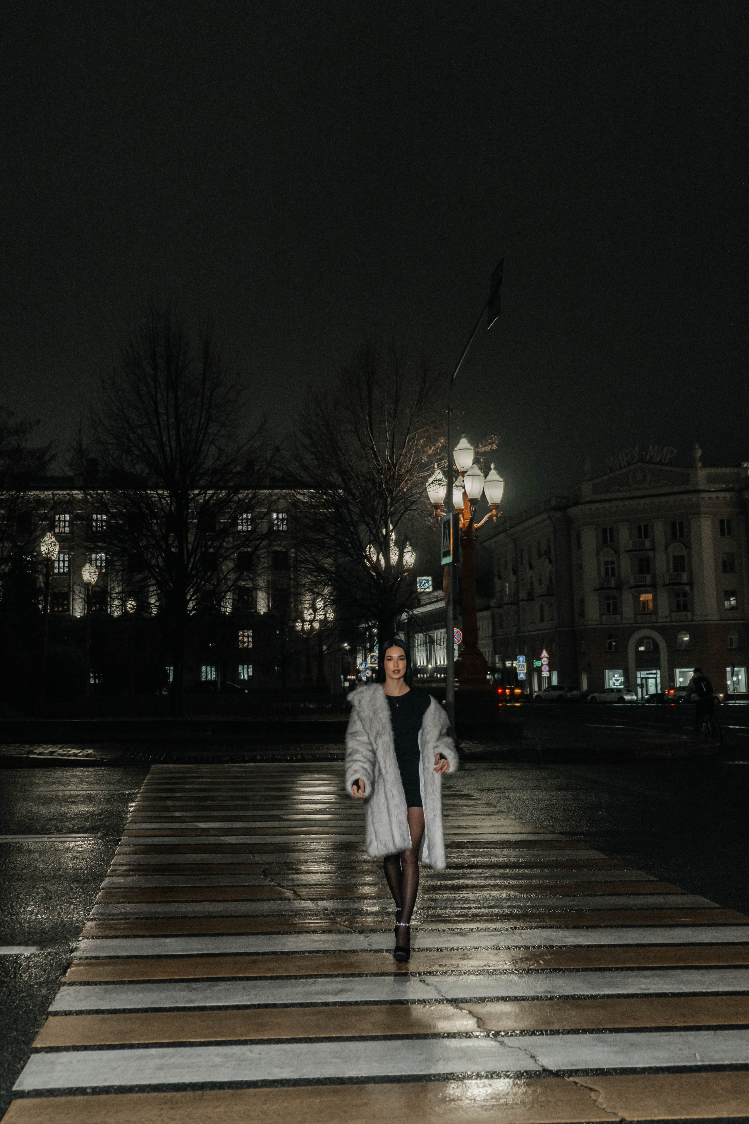 Ночь. Улица. Фонарь. Полина. Свадебный и портретный фотограф Казань | Белебей