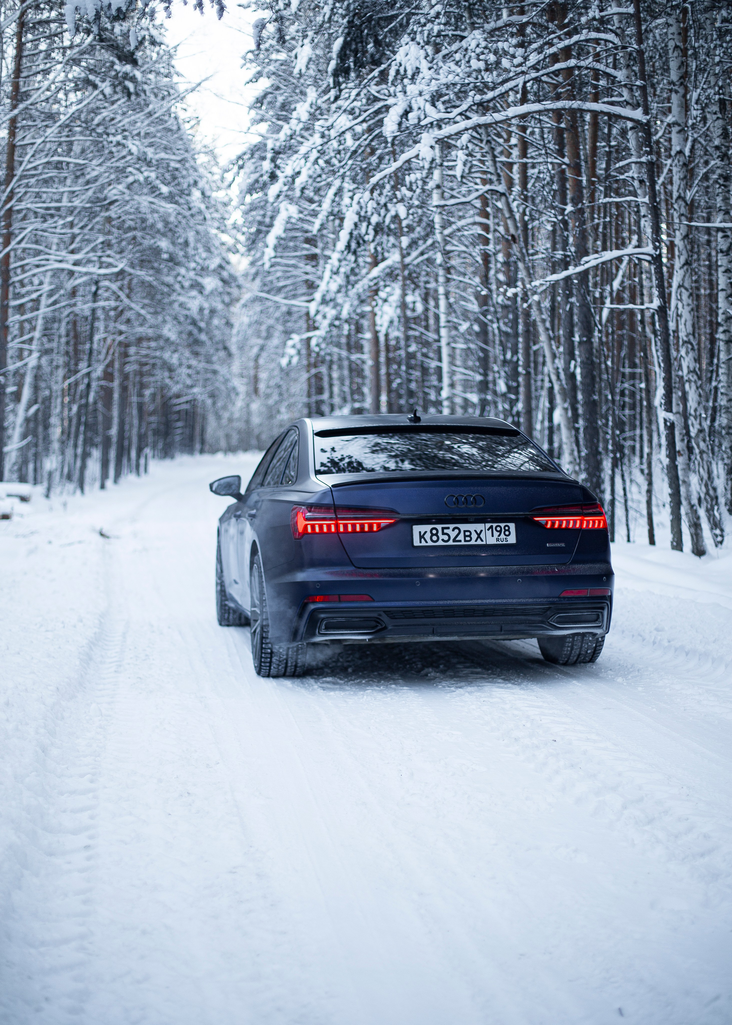 Audi A6 Winter mode. Автомобильный фотограф в Екатеринбурге Сергей Эндерс