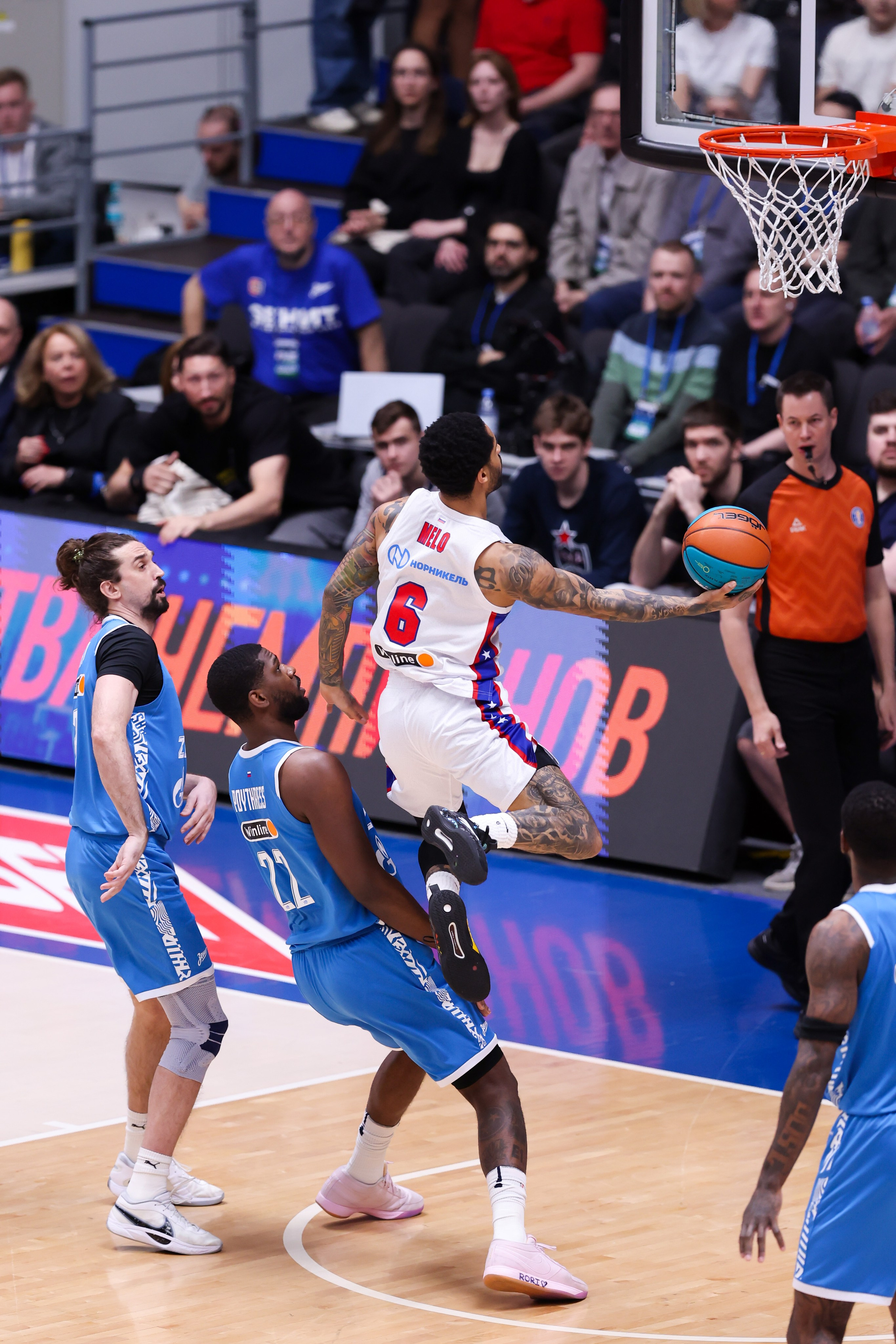 БК «Зенит» — ПБК «ЦСКА» финал ЕЛ ВТБ 5 игра 06.06.2025. Спортивный и репортажный фотограф Антон Тереханов