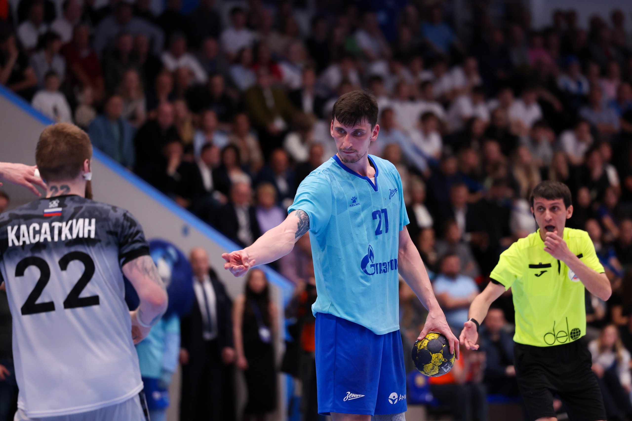 ГК Зенит — ГК ЦСКА финал ЧР2024/25 3 игра 28.05.2025. Спортивный и репортажный фотограф Антон Тереханов