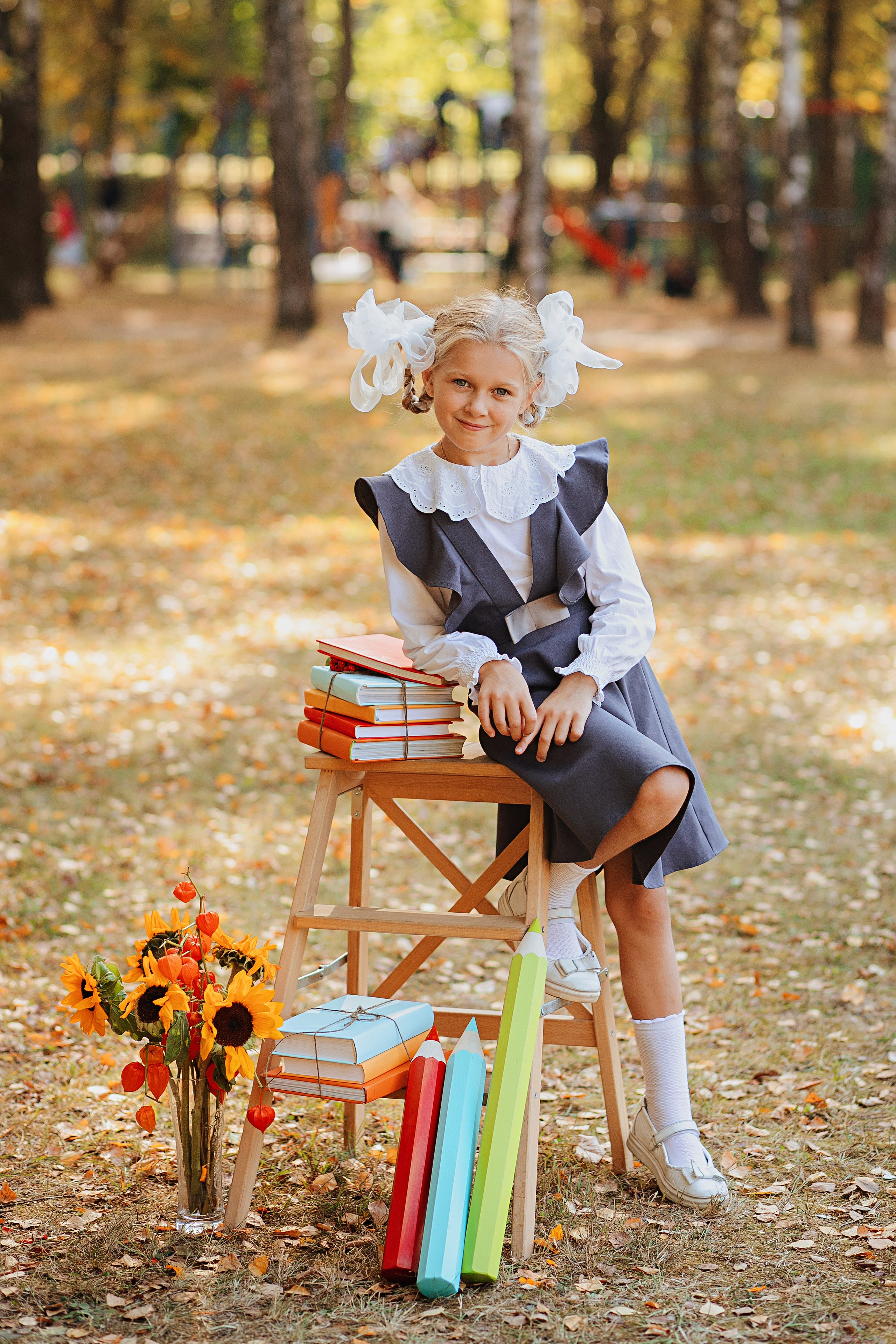 НАЧАЛЬНАЯ ШКОЛА. Семейный фотограф в Москве выпускные альбомы Клюковская Надежда