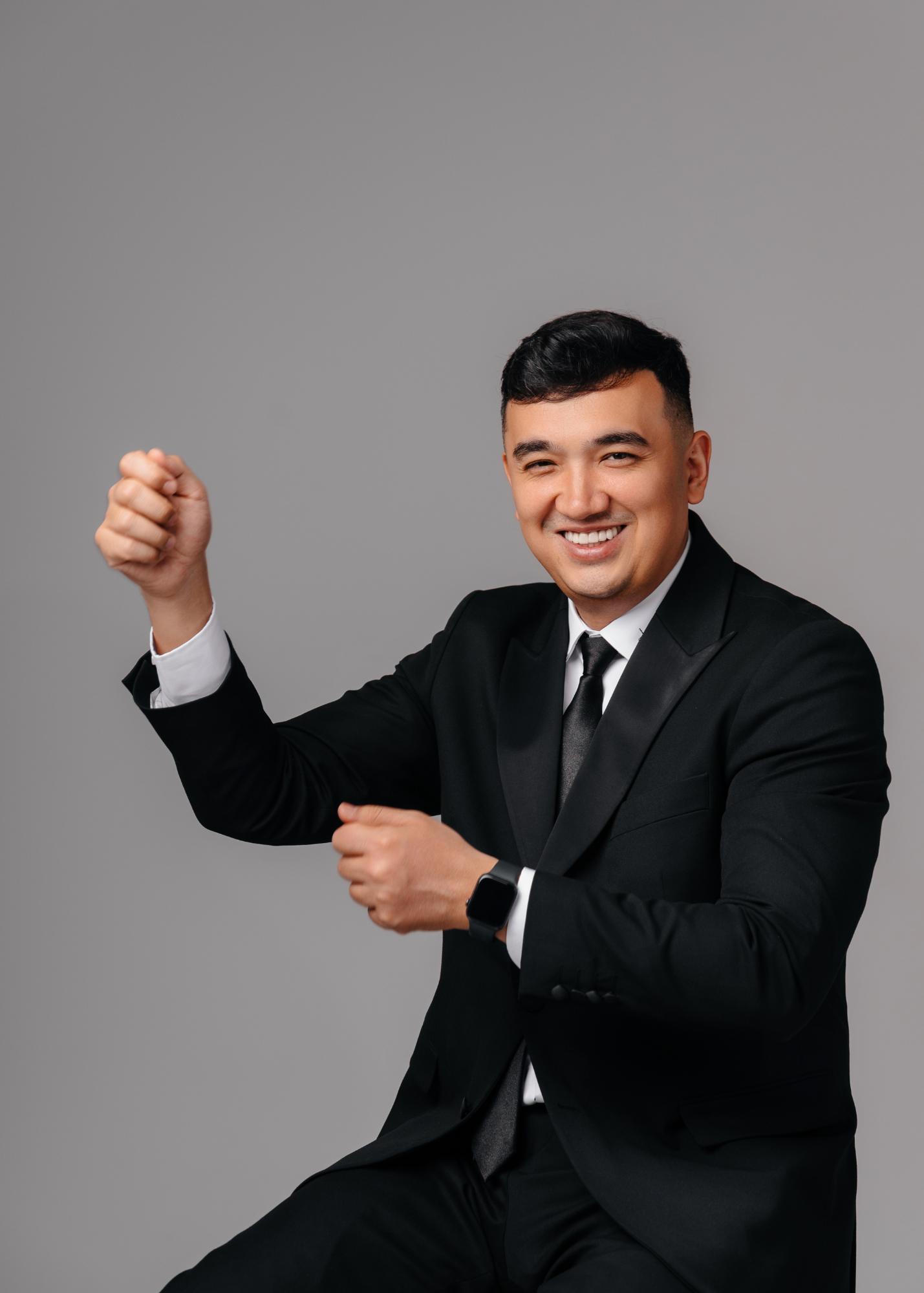 Ведущий мероприятии в Астане Акылбеков Алмас