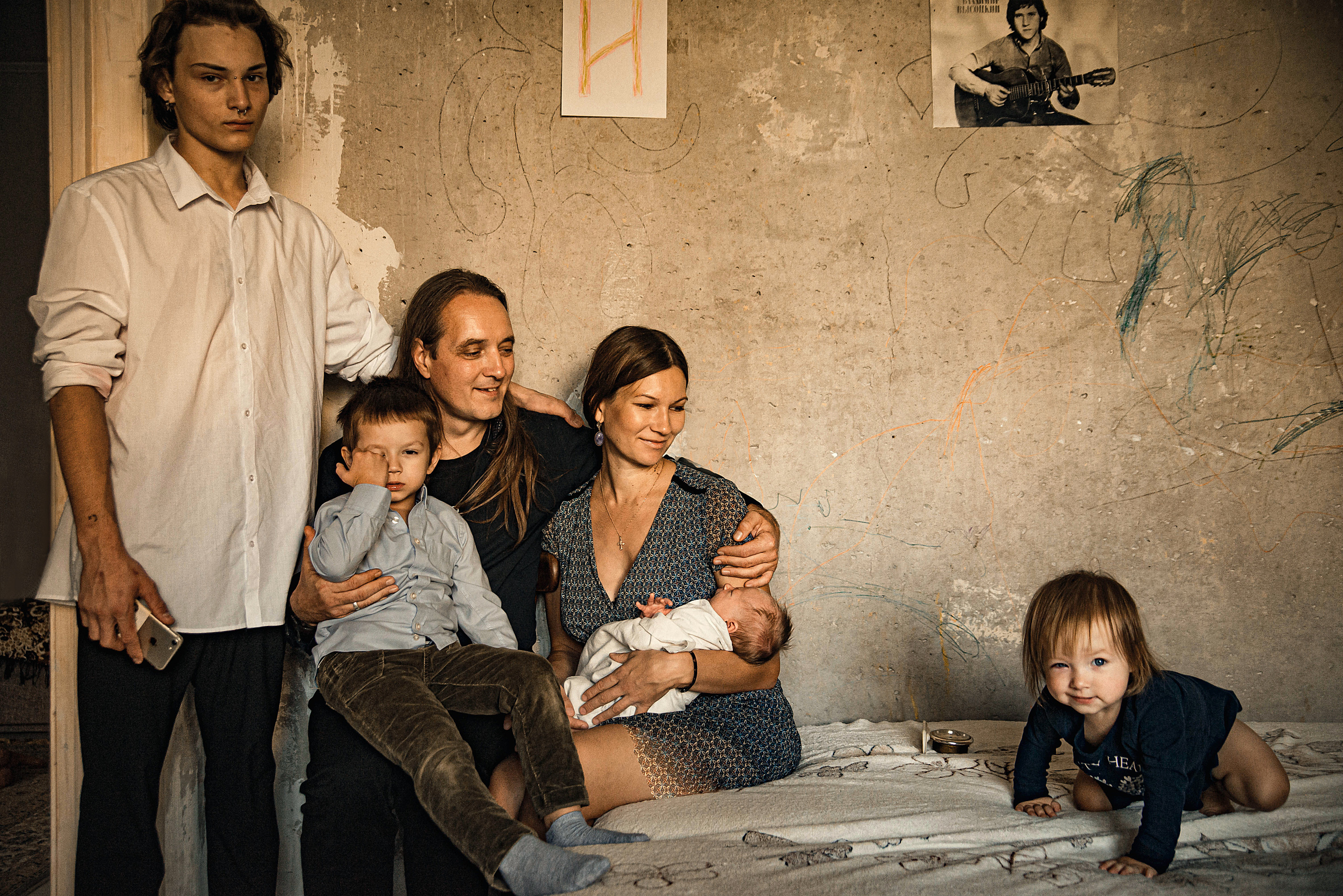 Домашняя съемка для Семьи Дениса и Жени. Фотограф в Самаре Елена Фомина