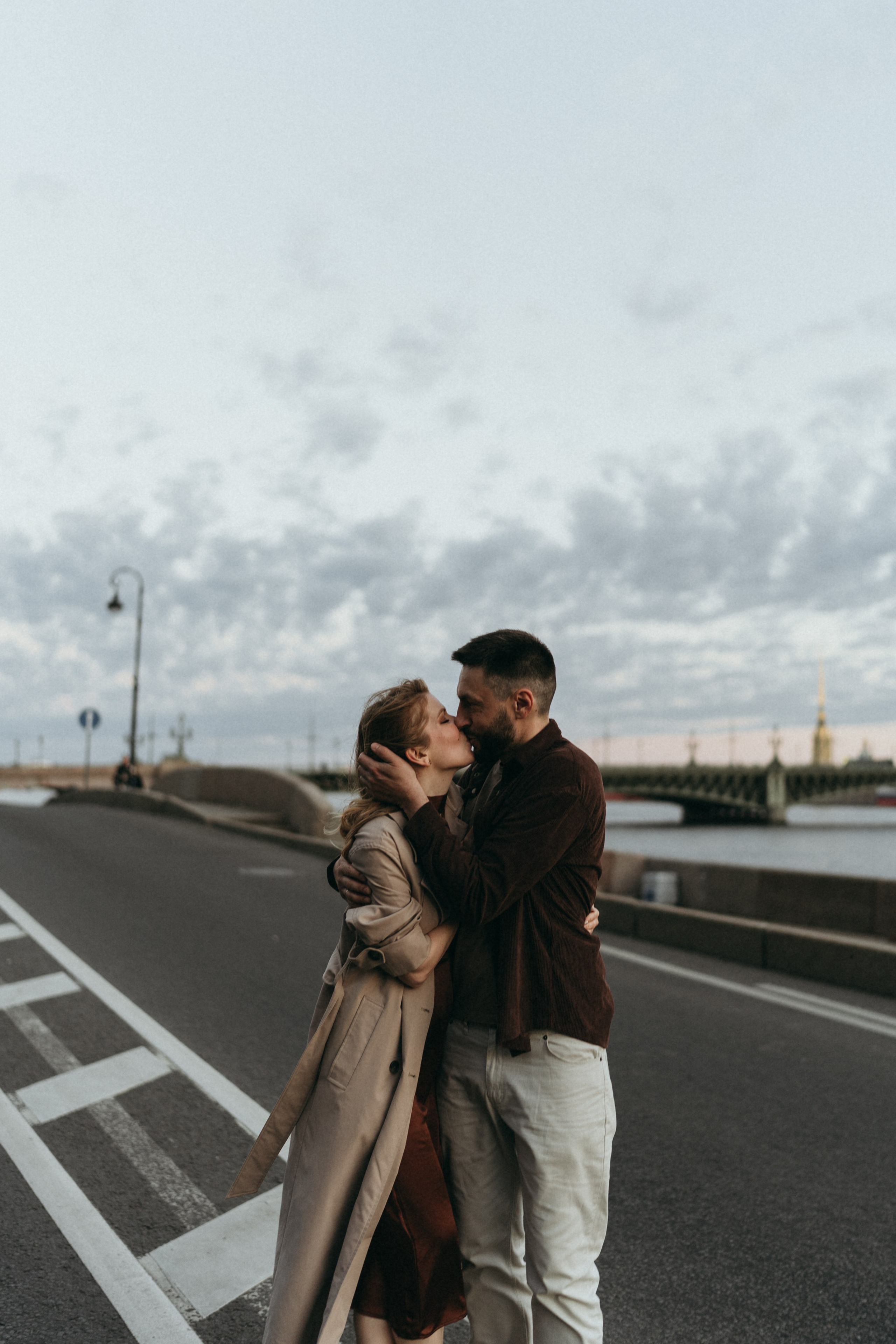 Максим и Настя / Разводные мосты. Фотограф в Санкт-Петербурге — Лучина Екатерина