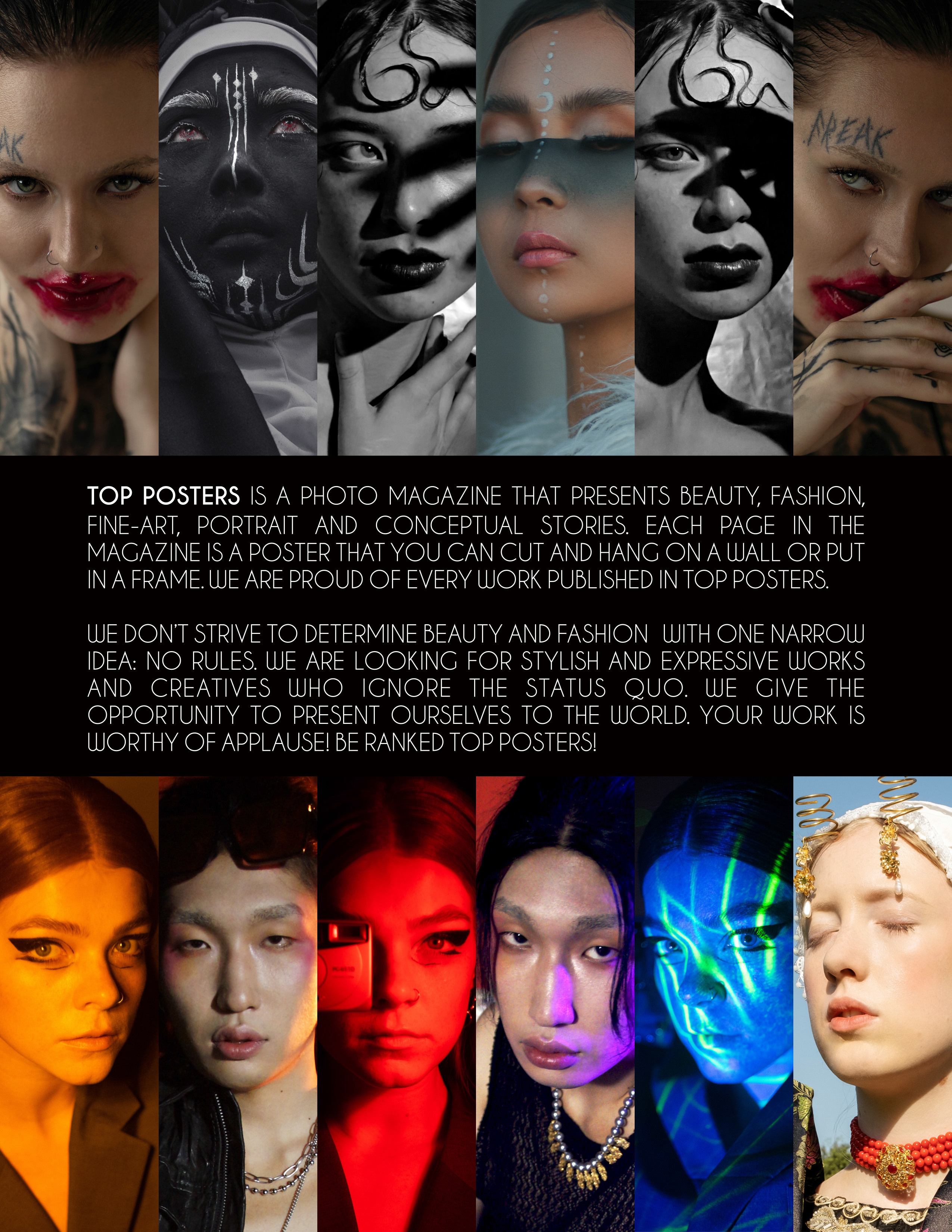 TOP POSTERS. Фотограф Анна Кирнос