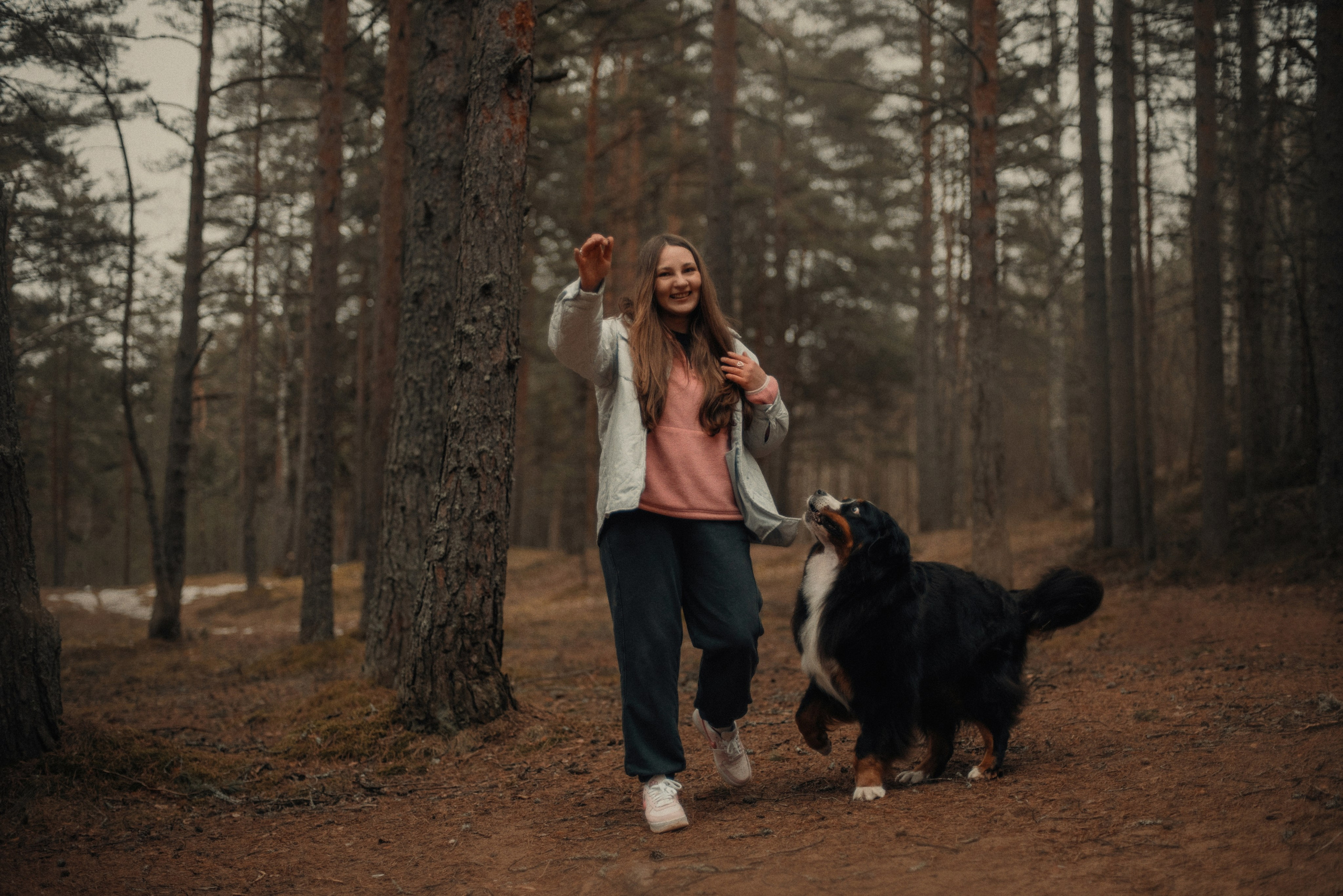 Прогулка: берн Пума, Фрэнк и Юля в Питере. Портфолио