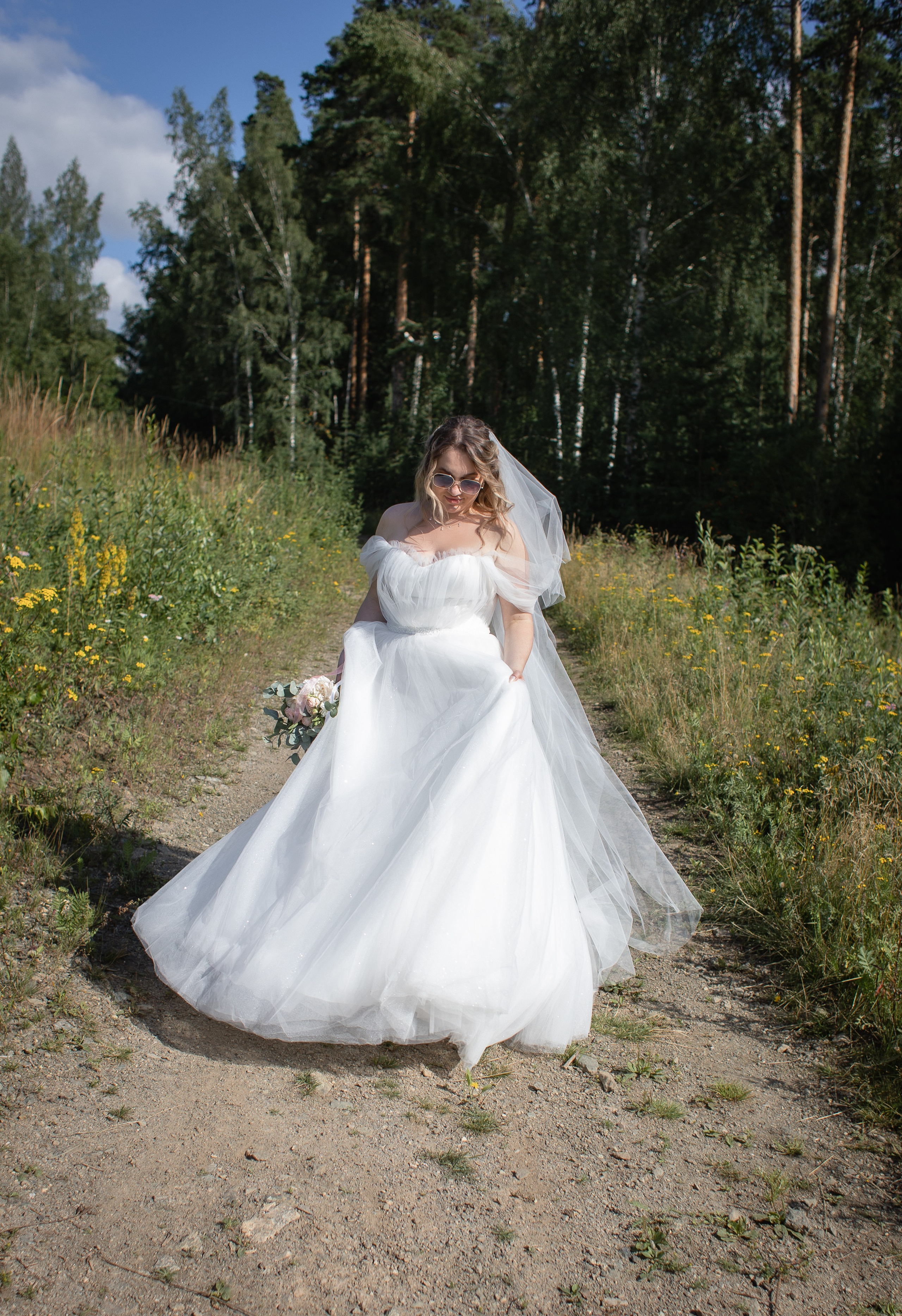 Свадебная фотосессия за городом. Фотограф Татьяна Орлова