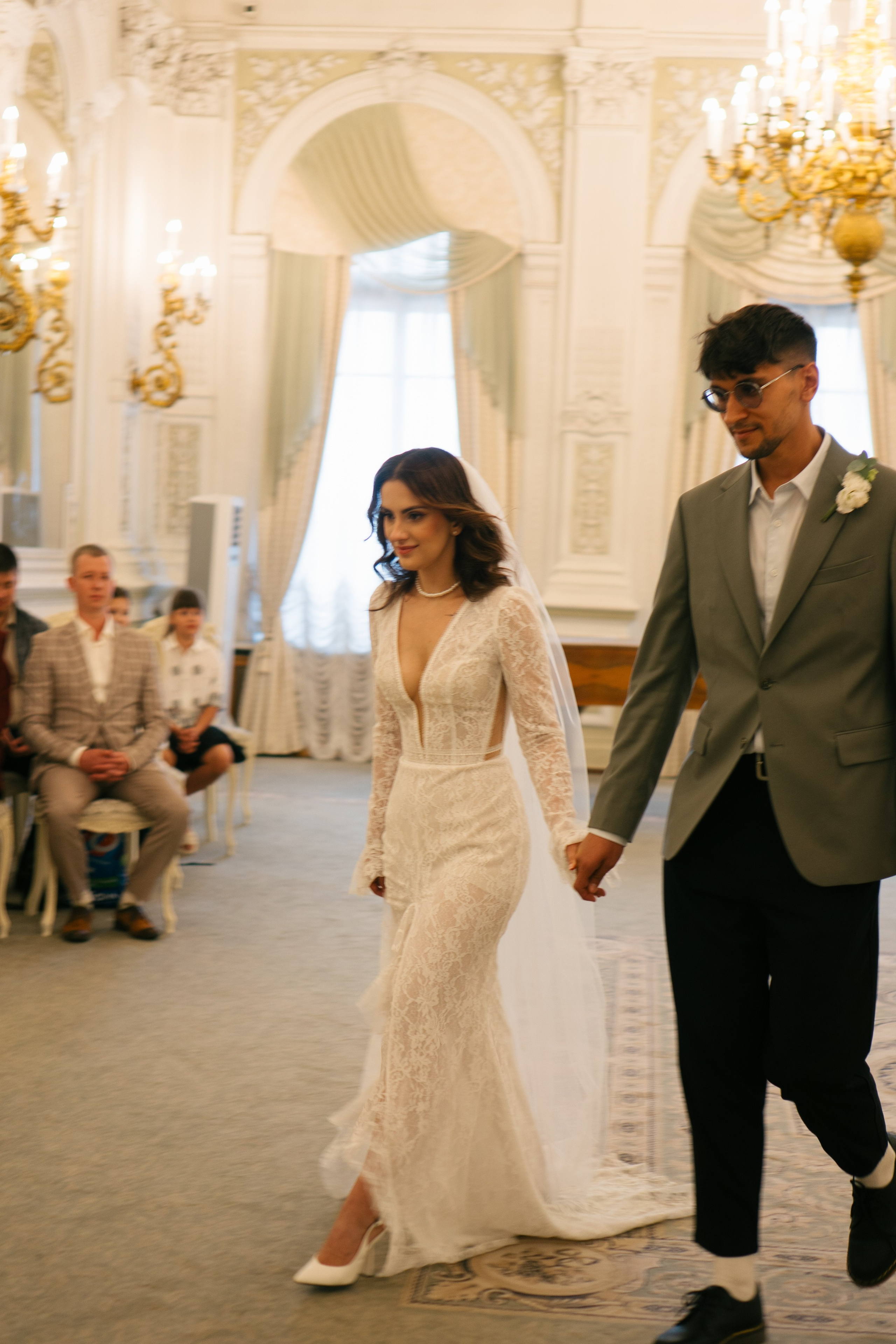 СВАДЕБНАЯ СЬЕМКА В ПЕРВОМ ДВОРЦЕ БРАКОСОЧЕТАНИЯ. Профессиональный фотограф, Санкт-Петербург — Виктория Богомолова