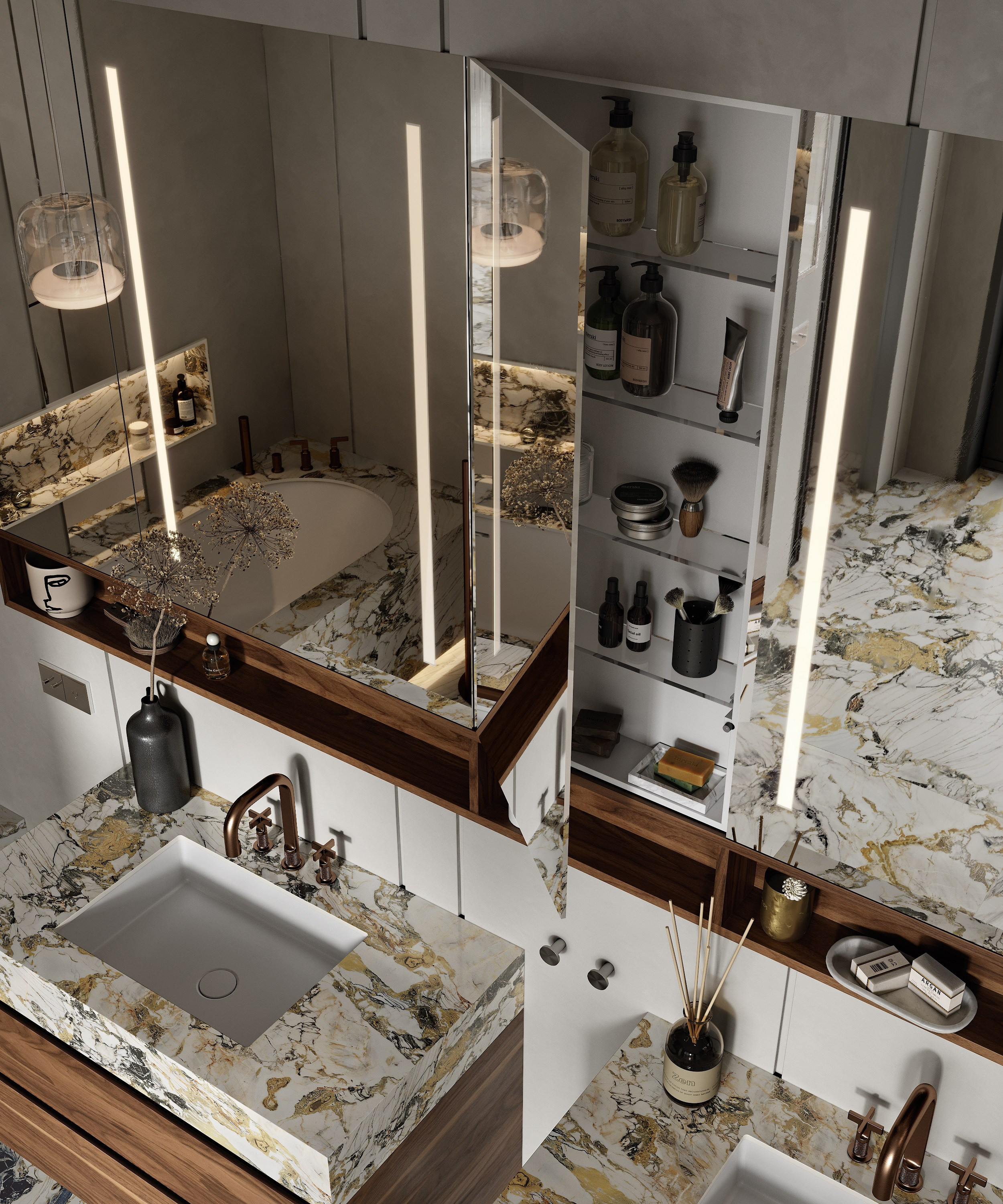 MOMA Design | EVOLINE Main Scene. 3D визуализация интерьеров | avocado.render