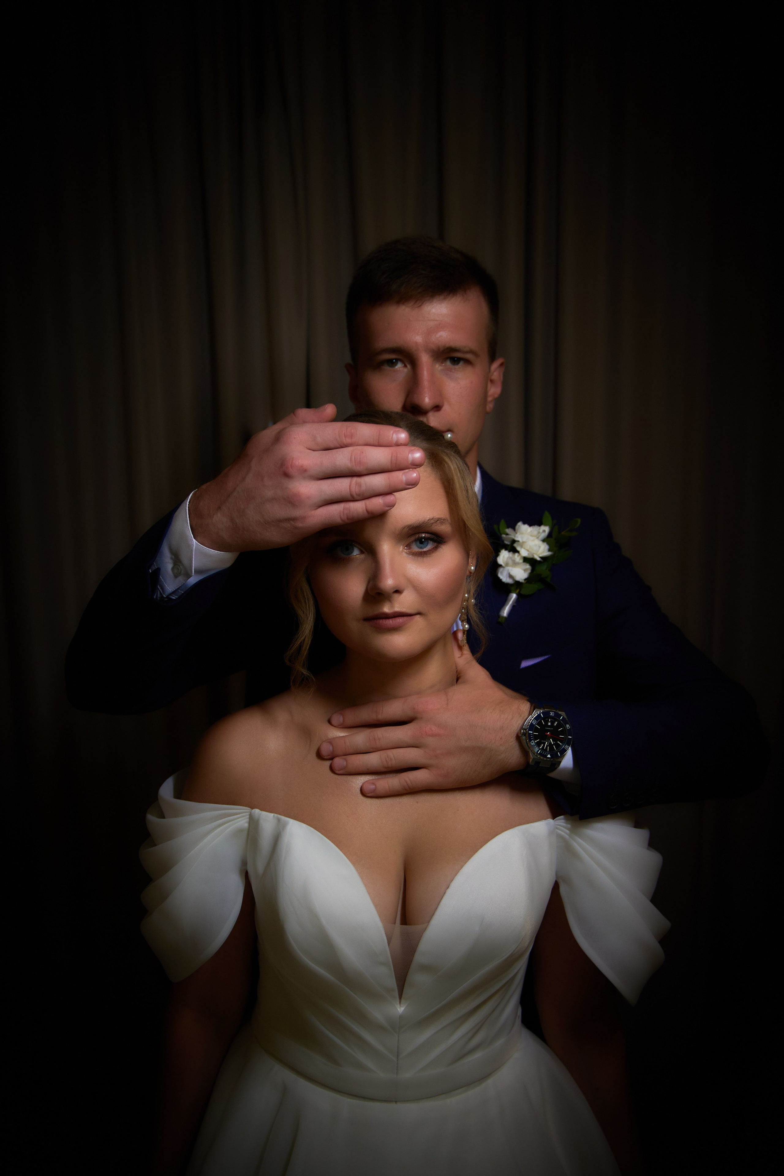 необычная свадебная фотография